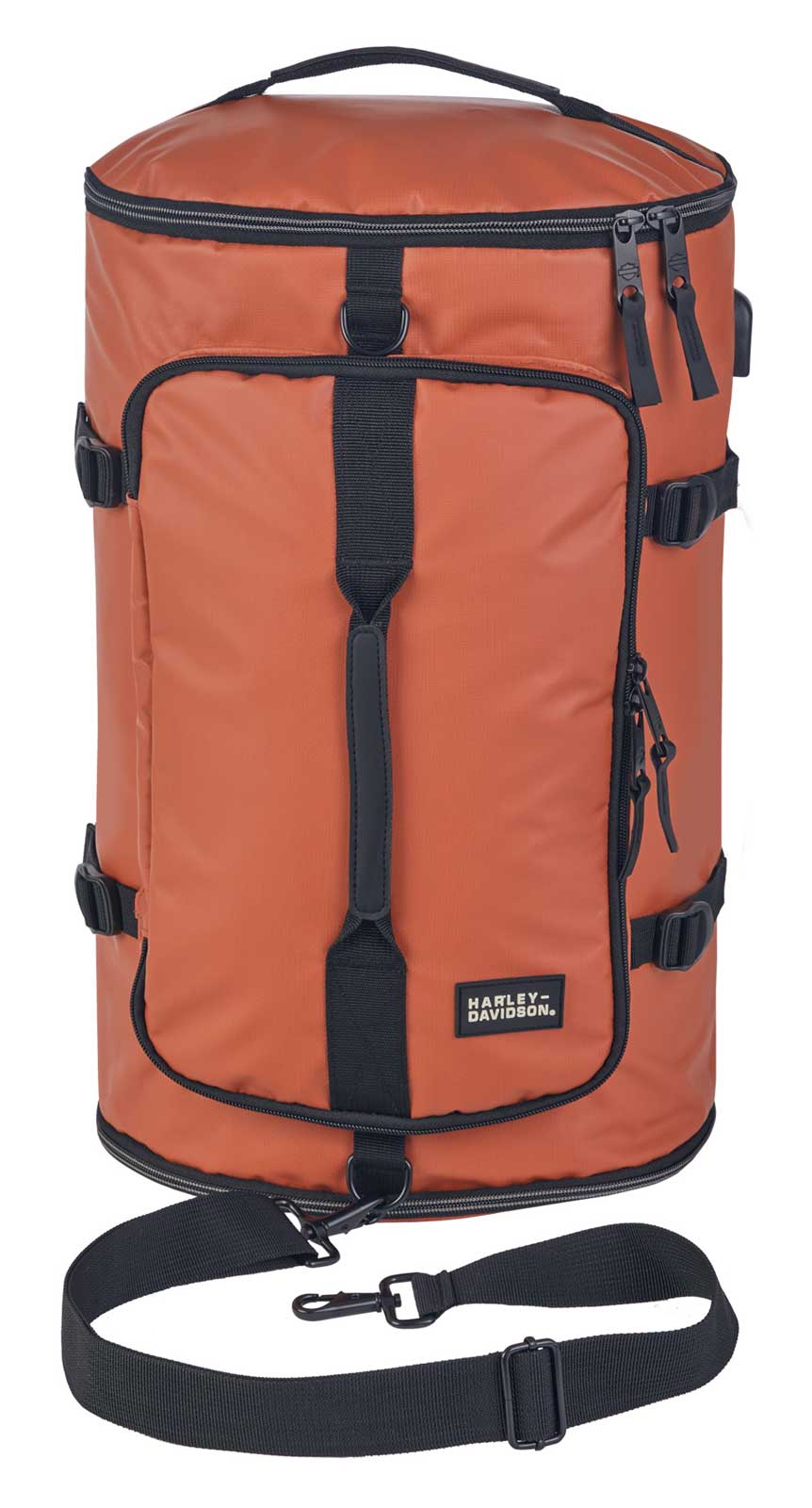 Harley-Davidson® Water-Resistant Travel Hybrid Duffel Bag/Backpack