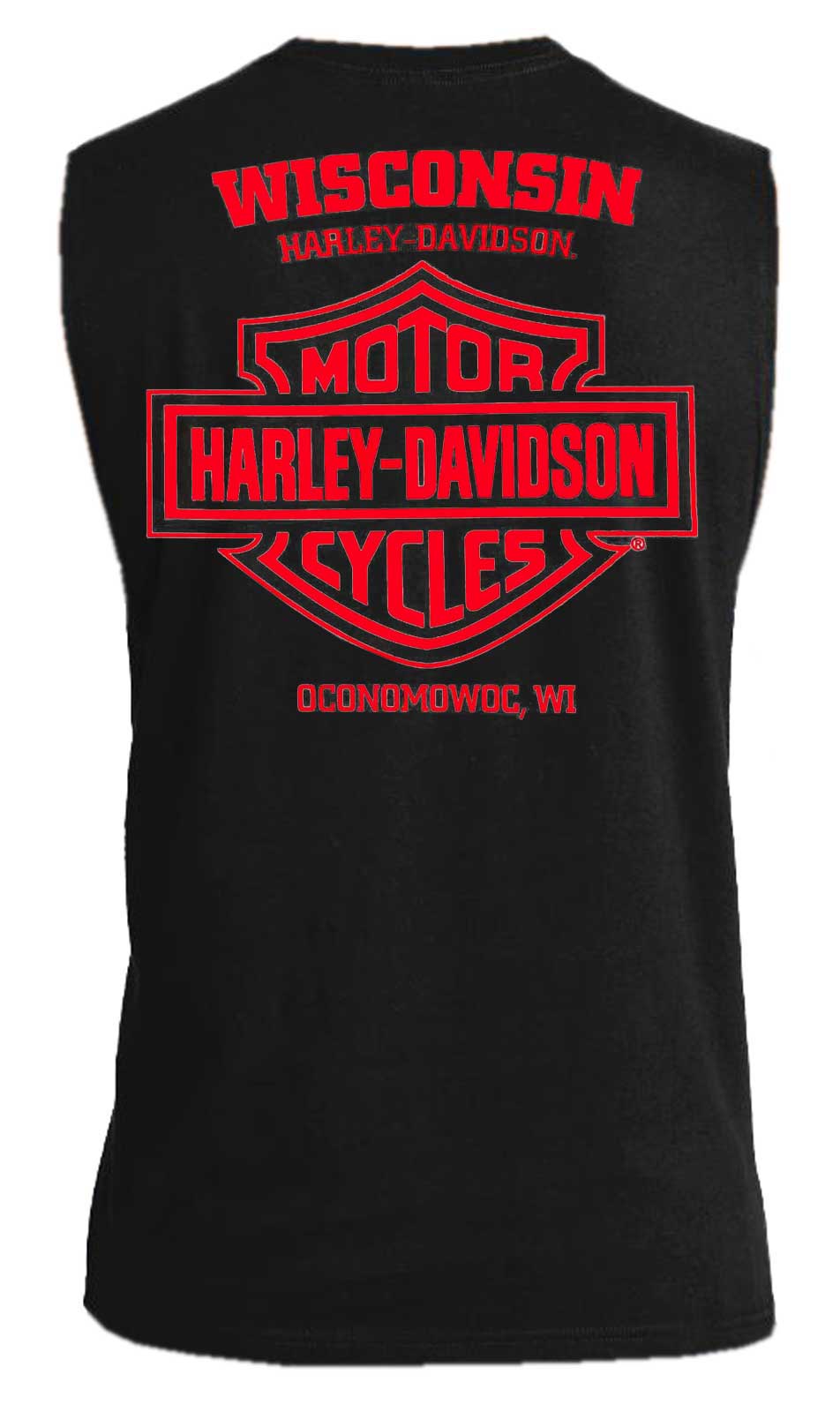 Harley-Davidson Free Shipping - Harley-Davidson Men's Arched Fangs Sleeveless Chest Pocket Muscle Tee, Black - Free Shipping on many products plus Orders Over $99