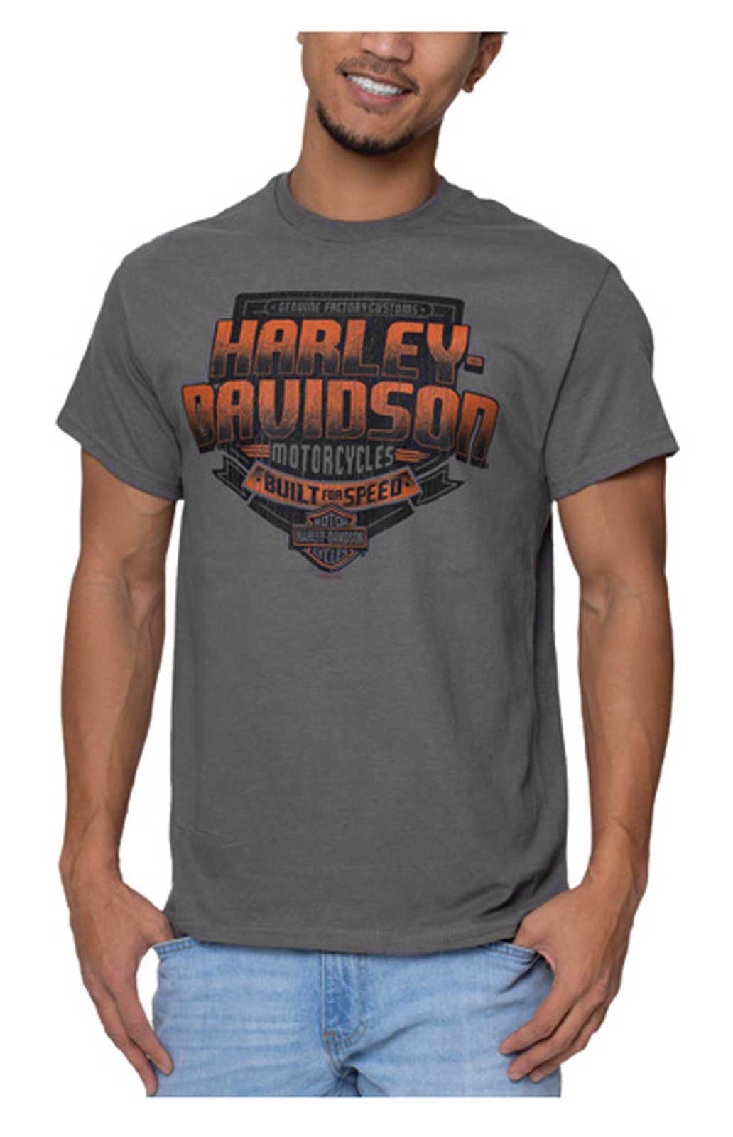 Harley-Davidson® Men's Revival H-D Text Short Sleeve Crew-Neck T