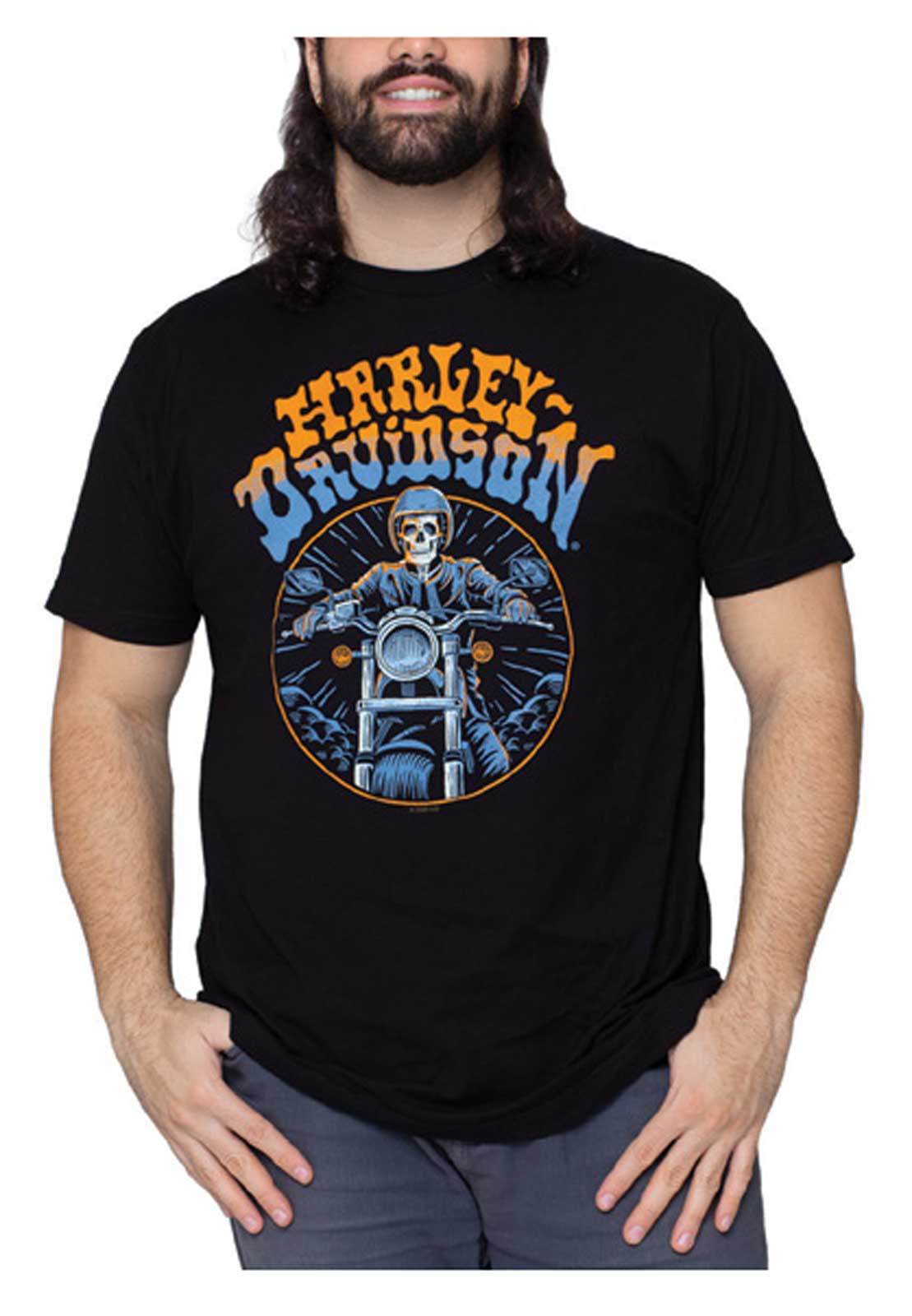 Harley-Davidson bone skeleton ロンT 3XL Harley-Davidson bone skeleton ロンT 3XL - メルカリ