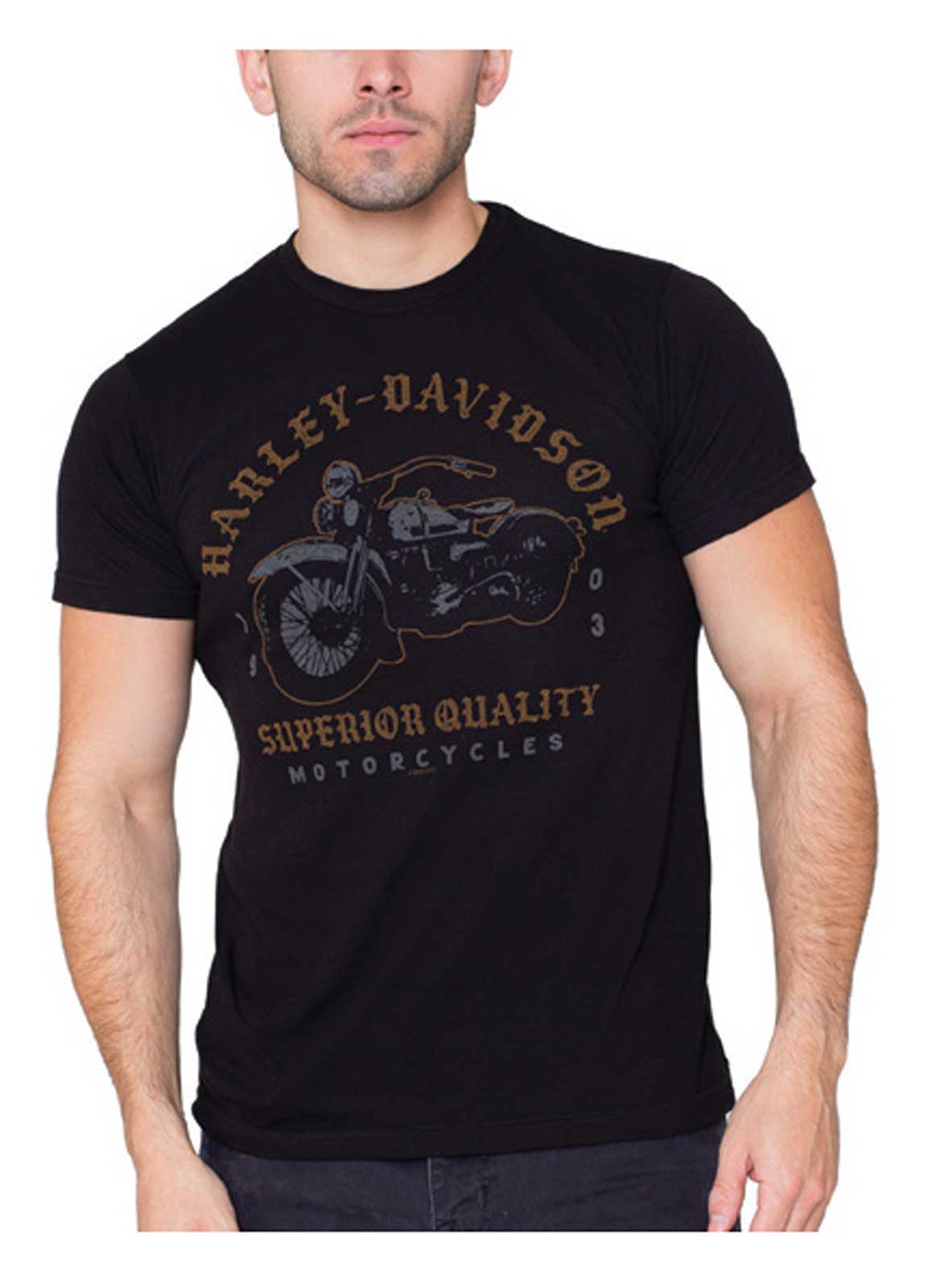 Harley-Davidson® Men's Battle Roads Crew-Neck Short Sleeve T