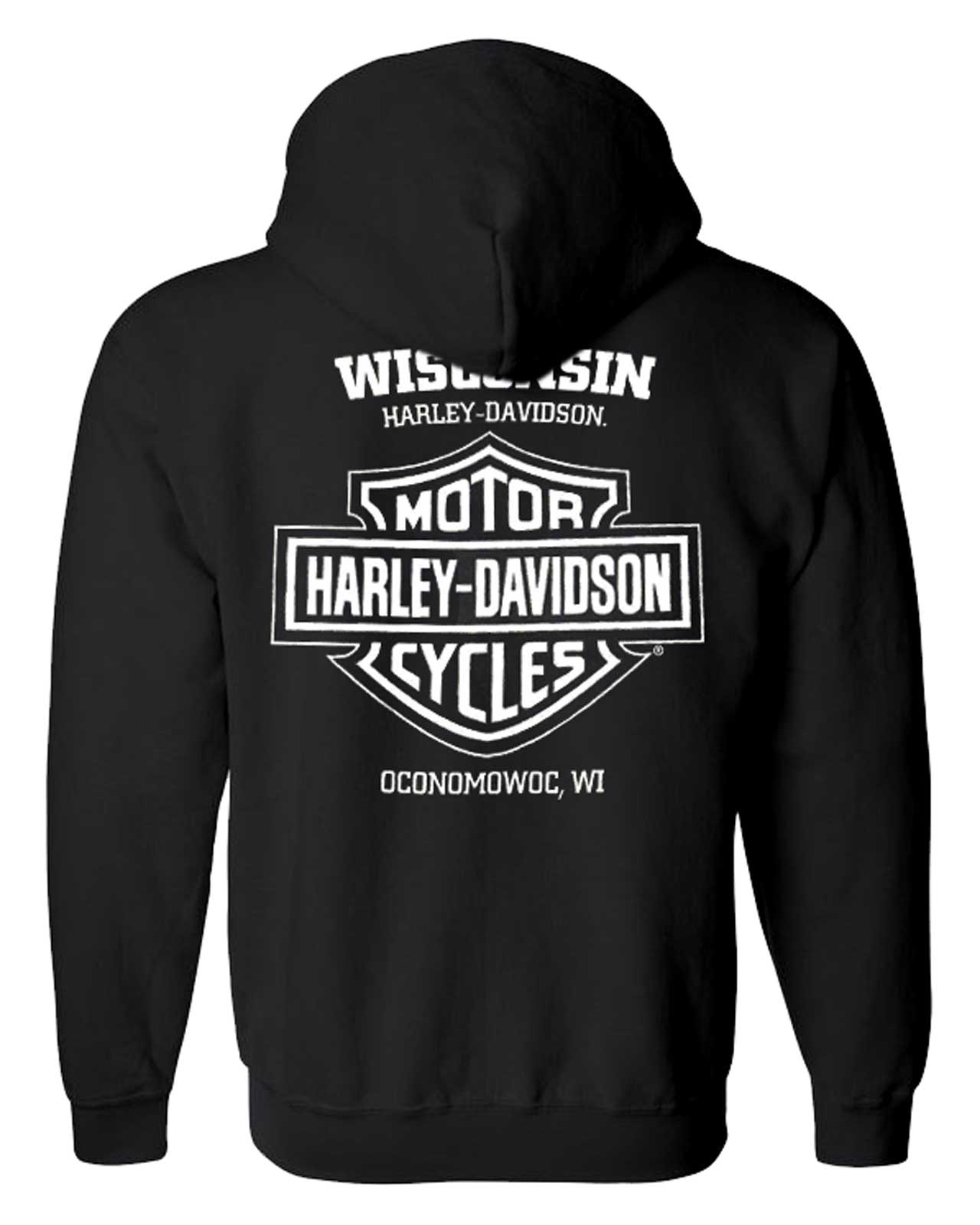 Harley-Davidson Free Shipping - Harley-Davidson Men's Metal Heavy #1 Skull Zip-Up Hoodie Sweatshirt - Black - Free Shipping on many products plus Orders Over $99