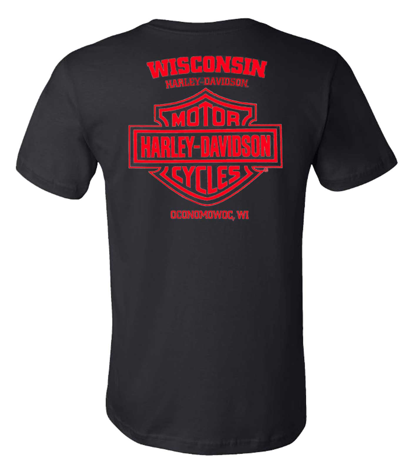 ★Harley Davidson★ EST 1903 Short Sleeve T-Shirt White HH15 Harley-Davidson® Ladies Wave Scroll Short Sleeve V-Neck T