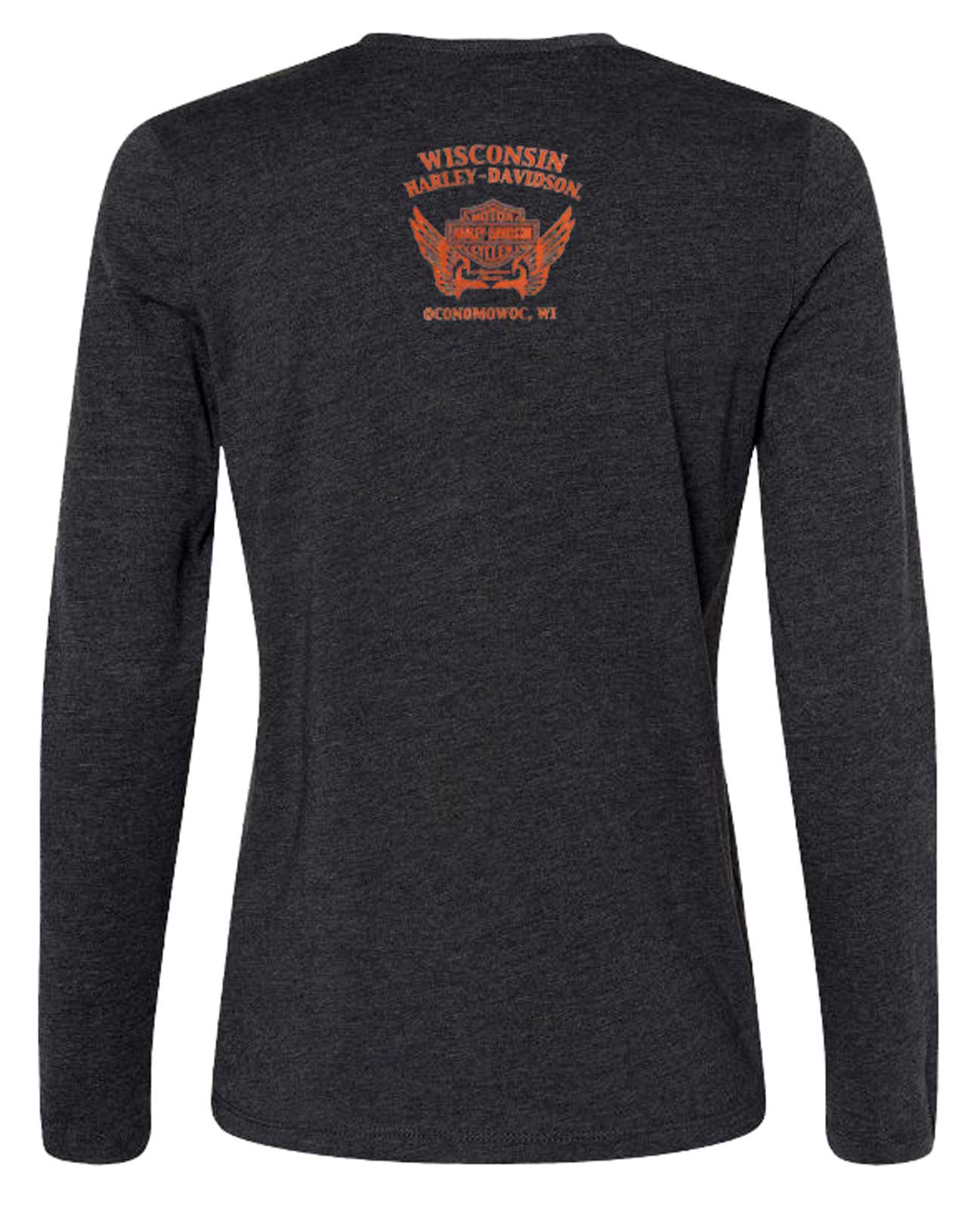 Harley-Davidson Free Shipping - Harley-Davidson Women's Foil Soul Flight Scoop Neck Long Sleeve Shirt - Black - Free Shipping on many products plus Orders Over $99