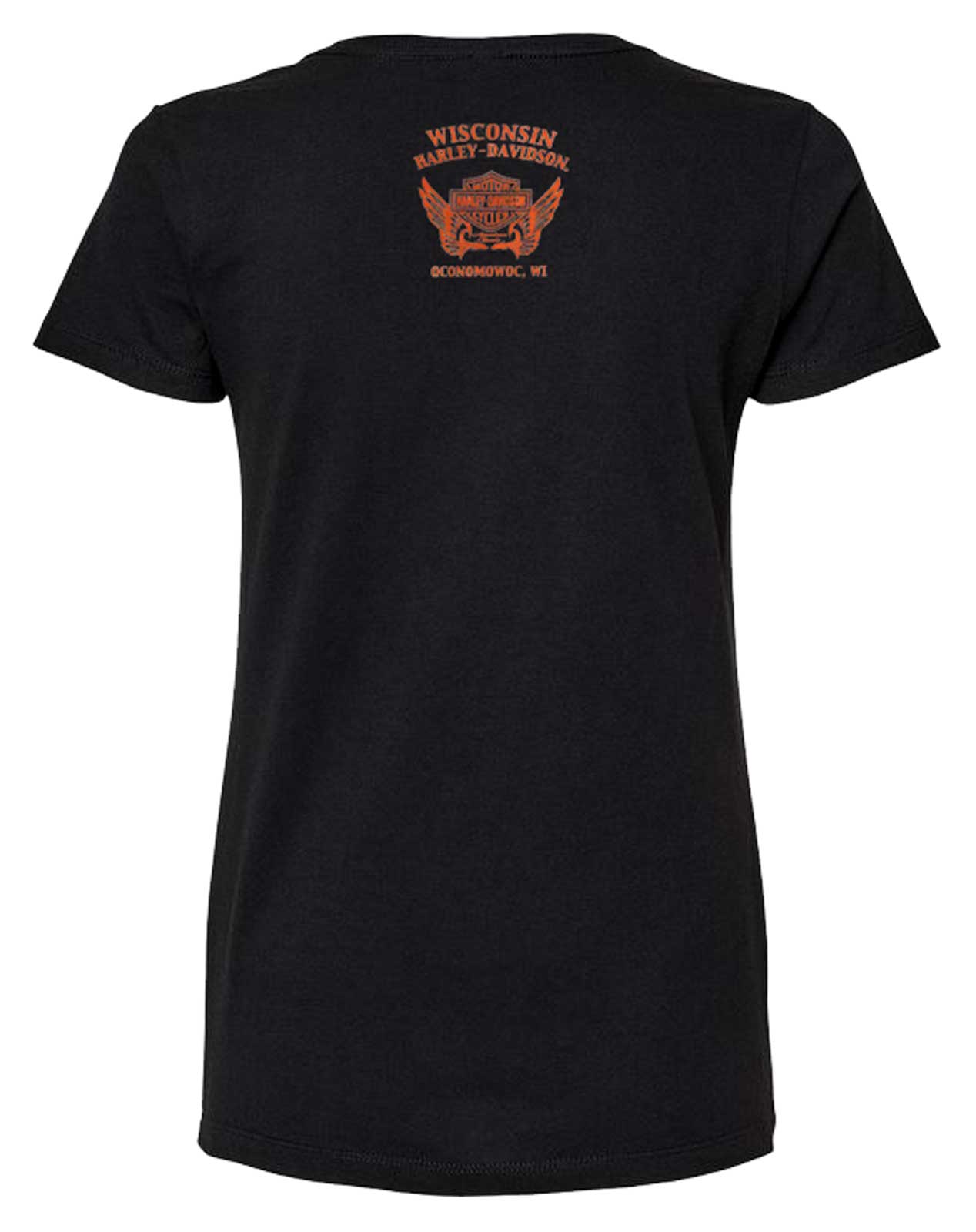 Harley-Davidson Free Shipping - Harley-Davidson Women's Shocks Metallic Short Sleeve V-Neck Tee - Black - Free Shipping on many products plus Orders Over $99