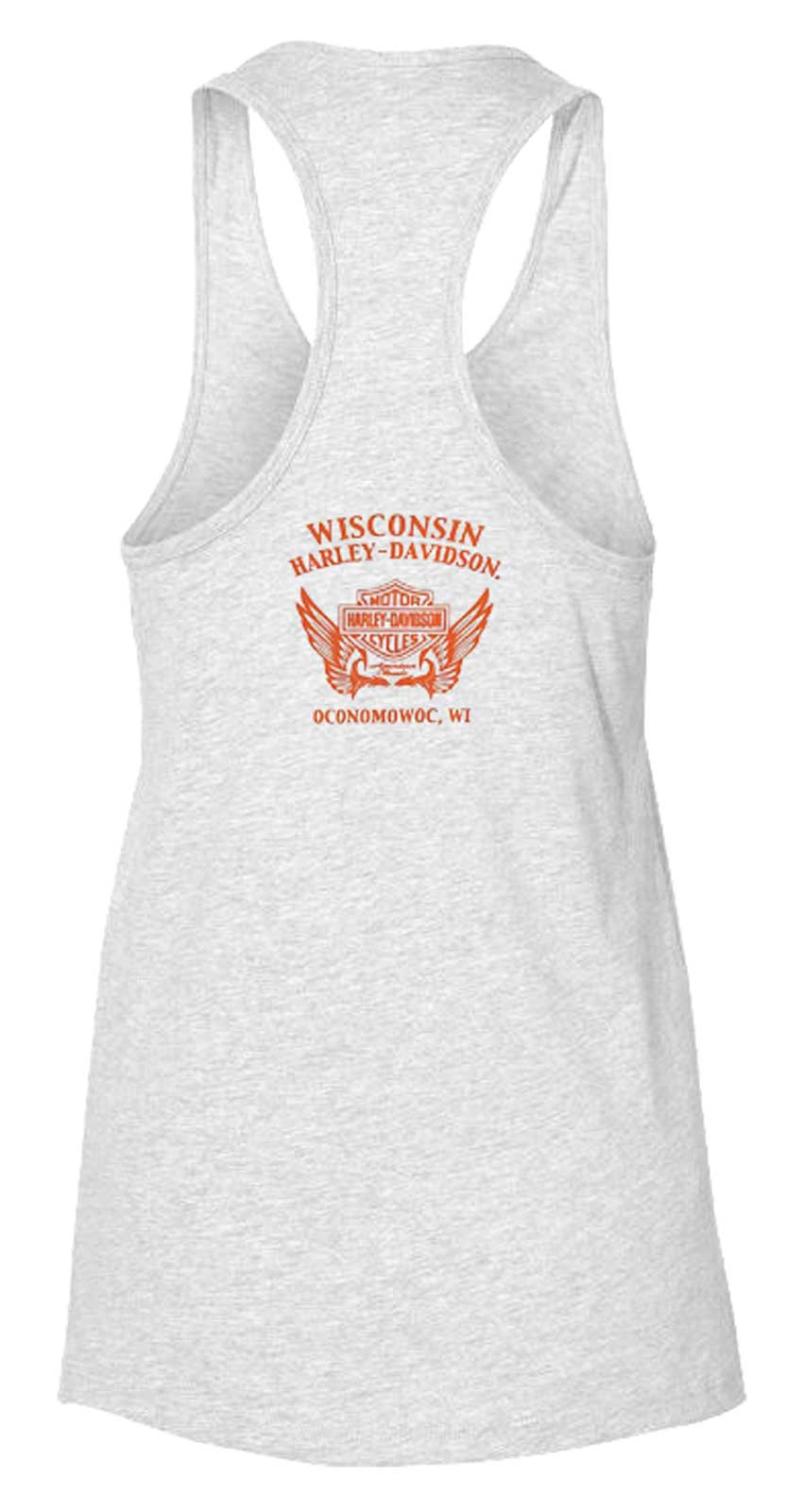 Harley-Davidson Free Shipping - Harley-Davidson Women's Warm Gradient Sleeveless Tank Top - Heather White - Free Shipping on many products plus Orders Over $99