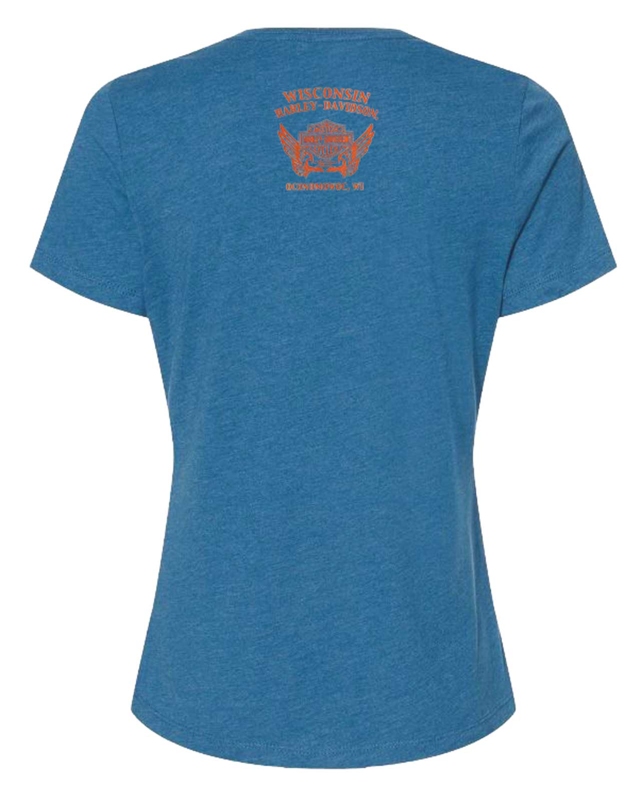 Harley-Davidson Free Shipping - Harley-Davidson Women's Foil Beach Vibes Scoop Neck Short Sleeve Tee - Teal - Free Shipping on many products plus Orders Over $99