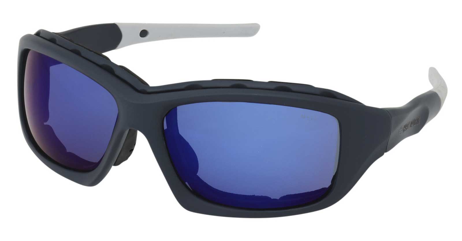 Harley-Davidson® Men's Flames Sport Blue Sunglasses, Smoke Color