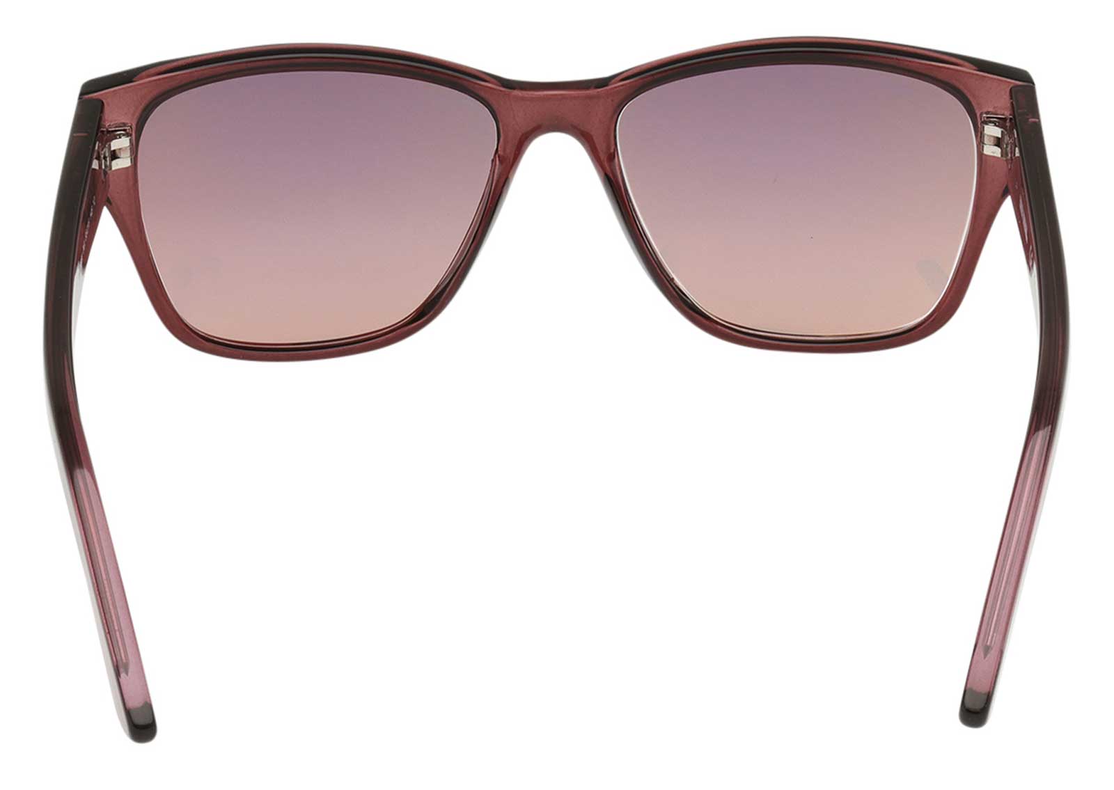 Harley-Davidson Women's Square Sunglasses Shiny Dark Pink Frame Blue Mirror Lens - No Hassle Returns at Wisconsin Harley