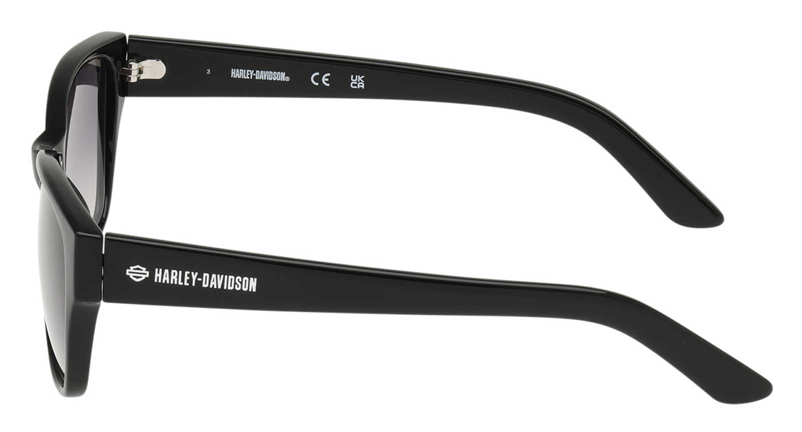 Harley-Davidson Free Shipping - Harley-Davidson Women's Square Sunglasses, Shiny Black Frame Gradient Smoke Lens - Free Shipping on many products plus Orders Over $99