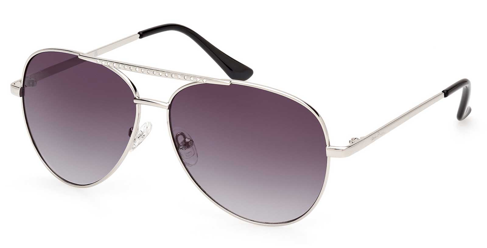 Harley-Davidson Women's Metal Navigator Glasses, Shiny Antiqued Nickeltin Frame - Wisconsin Harley-Davidson