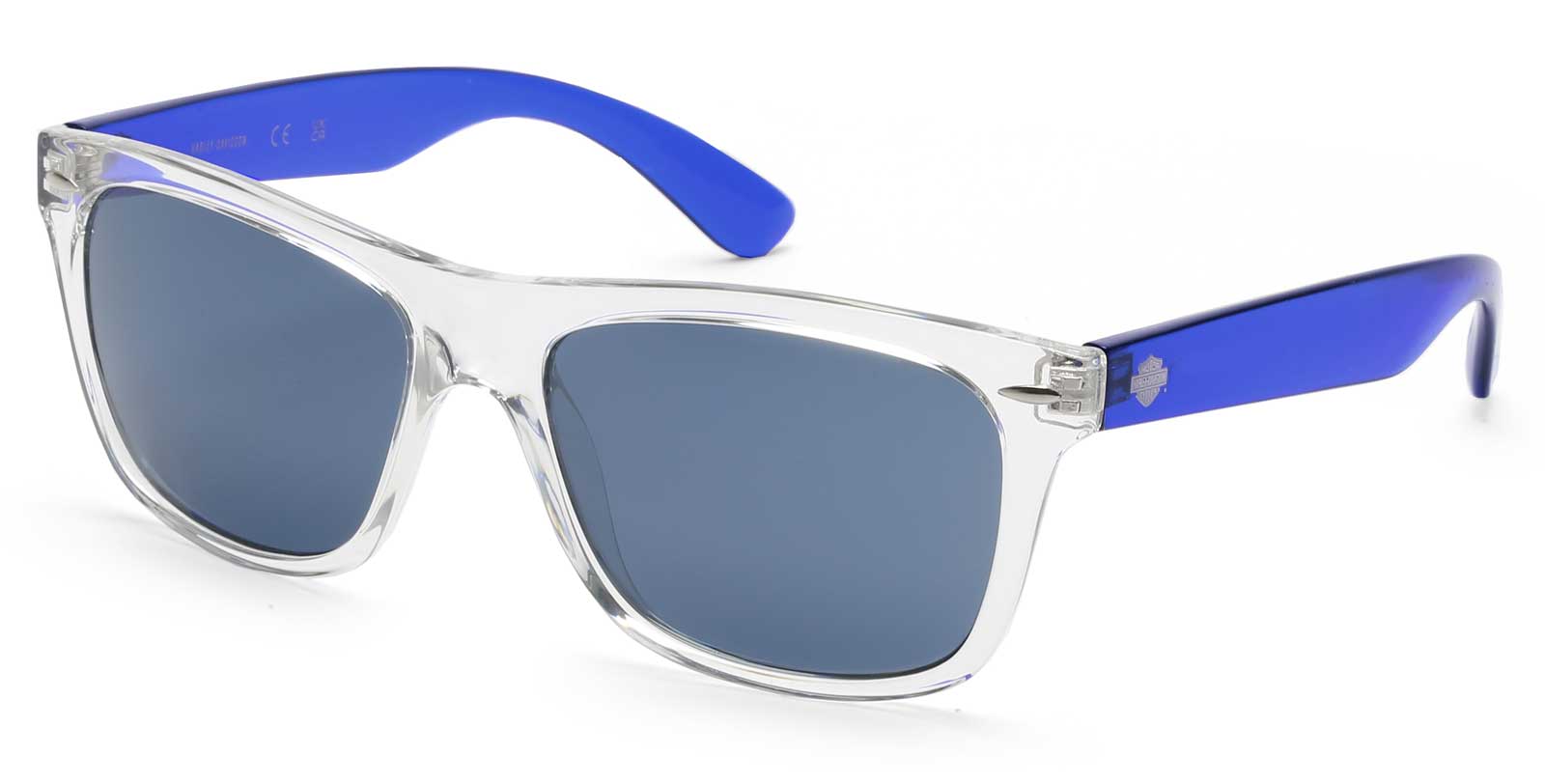 Harley-Davidson Men's Contrast Crystal Blue Framed Sunglasses, Plastic Frame - Wisconsin Harley-Davidson