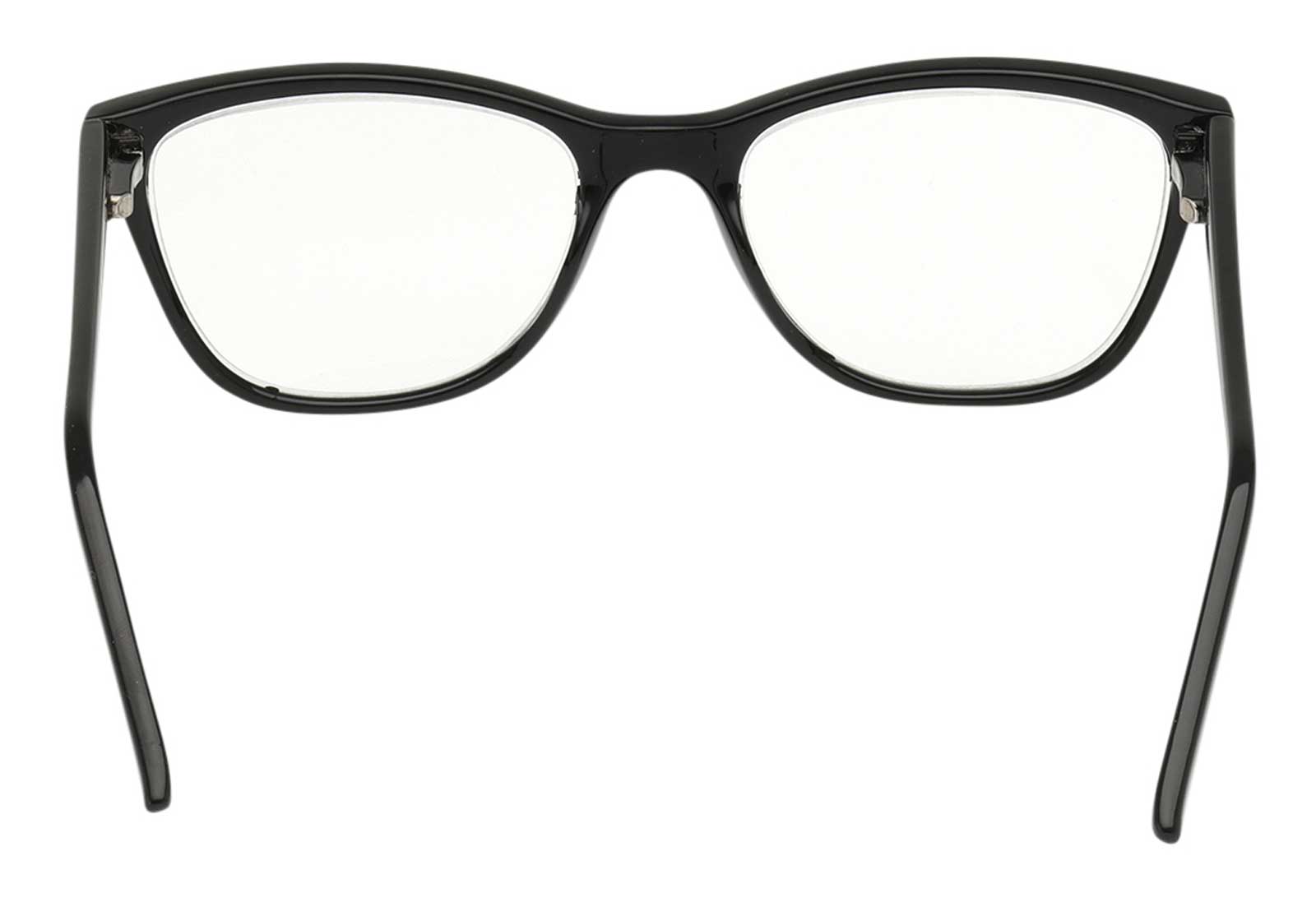 Harley-Davidson Semi-Rim Plastic Embellished Detail Readers, Black - 1.50 Power - No Hassle Returns at Wisconsin Harley