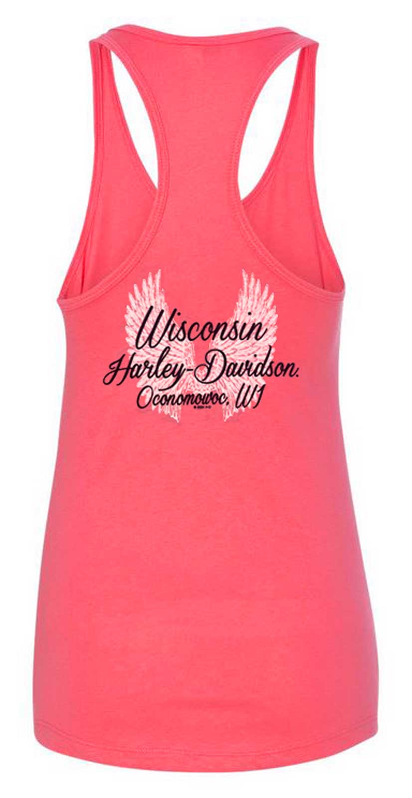 Harley-Davidson Free Shipping - Harley-Davidson Women's Road Diva Script Sleeveless Racerback Tank Top, Pink - Free Shipping on many products plus Orders Over $99