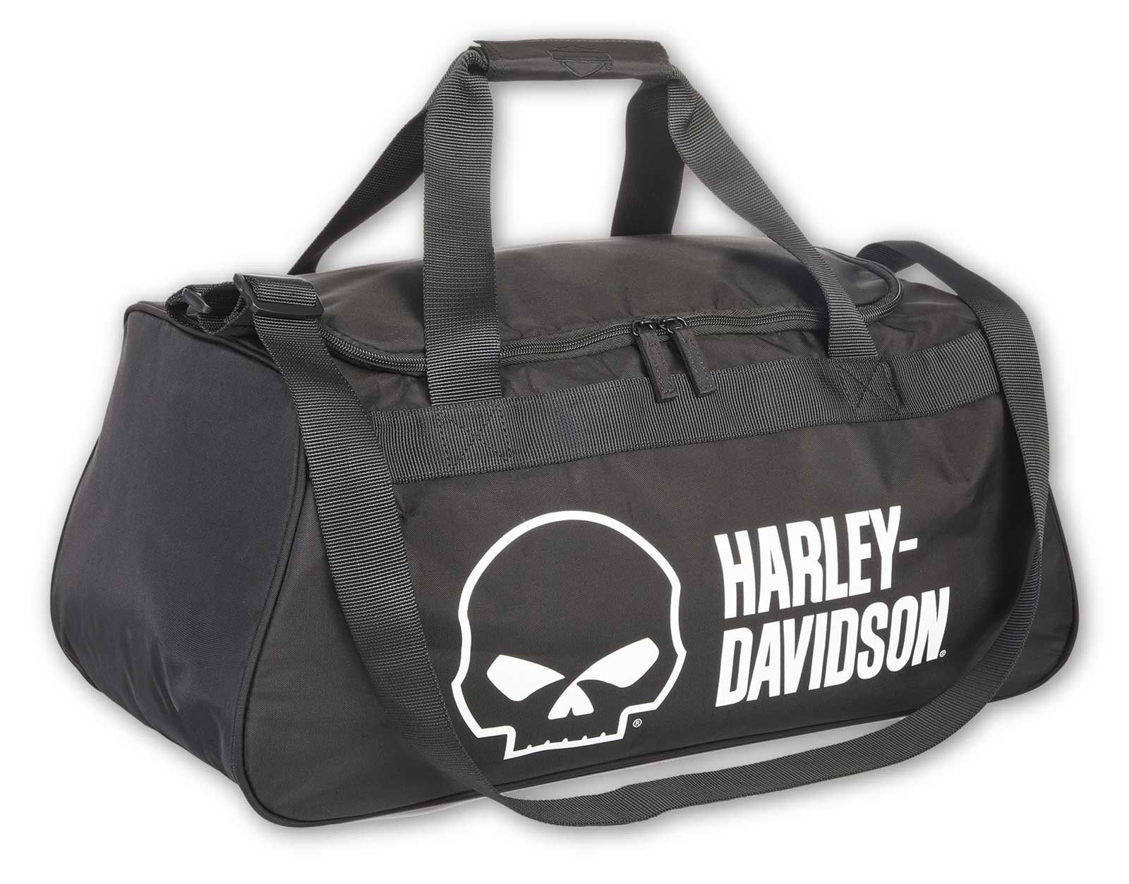Harley-Davidson® Willie G Skull Logo Duffel Bag w/ Side Shoe