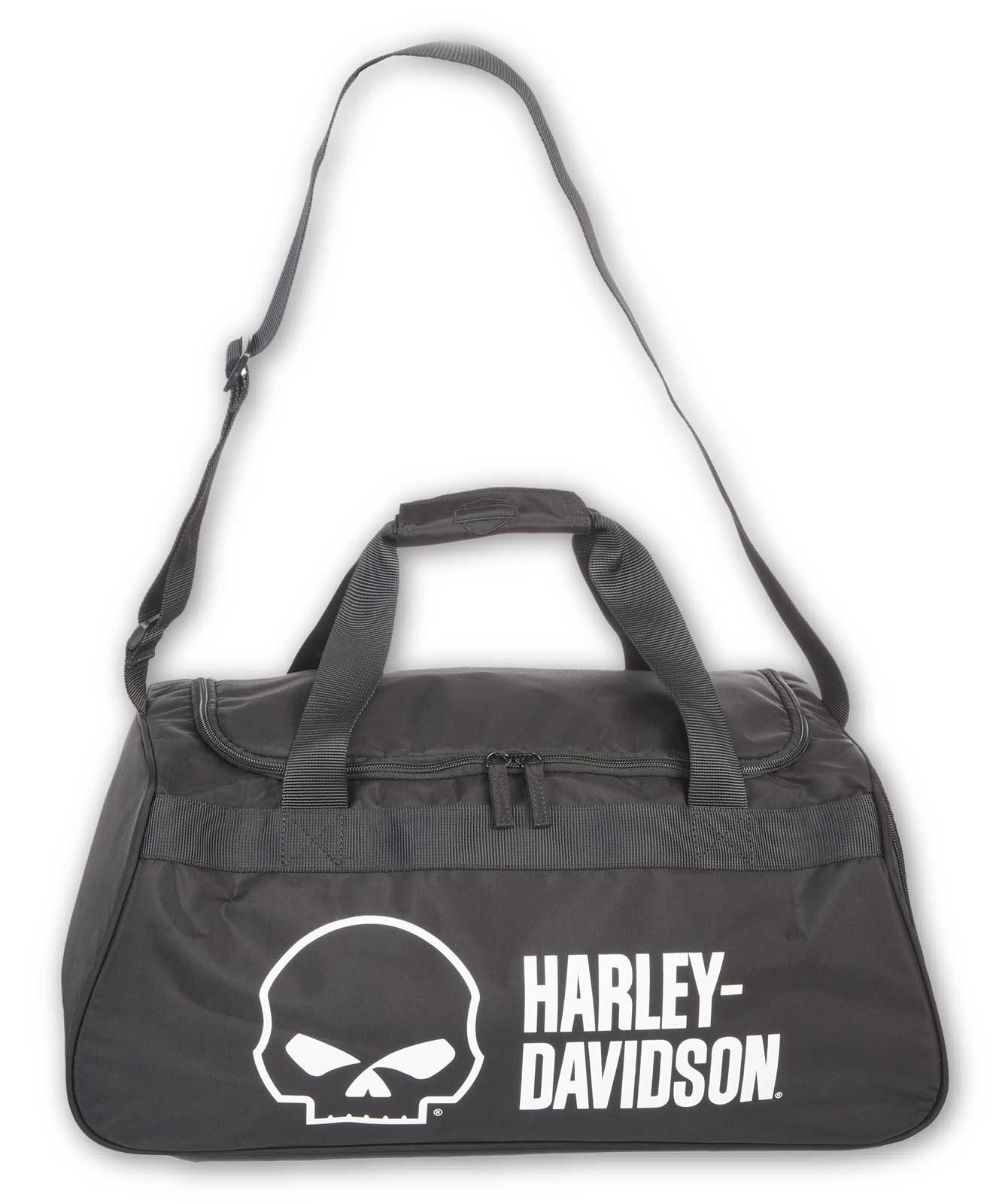 Harley-Davidson Free Shipping - Harley-Davidson Willie G Skull Logo Duffel Bag w/ Side Shoe Pocket - Black - Free Shipping on many products plus Orders Over $99