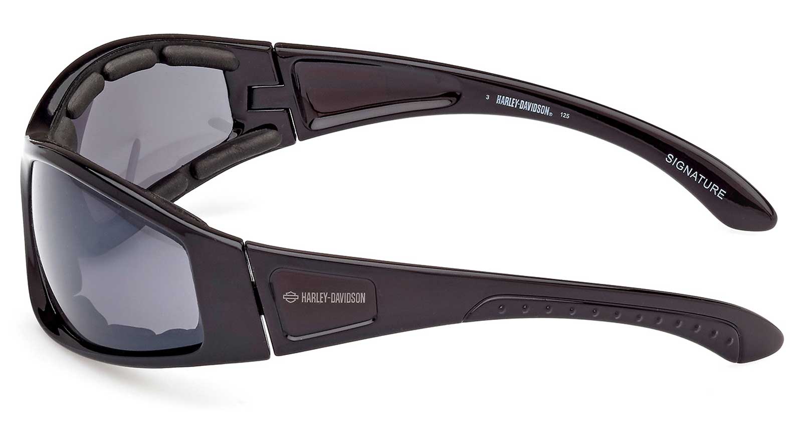 Harley-Davidson Free Shipping - Harley-Davidson Men's Signature Foam Riding Sunglasses, Shiny Black w/Smoke Lens - Free Shipping on many products plus Orders Over $99
