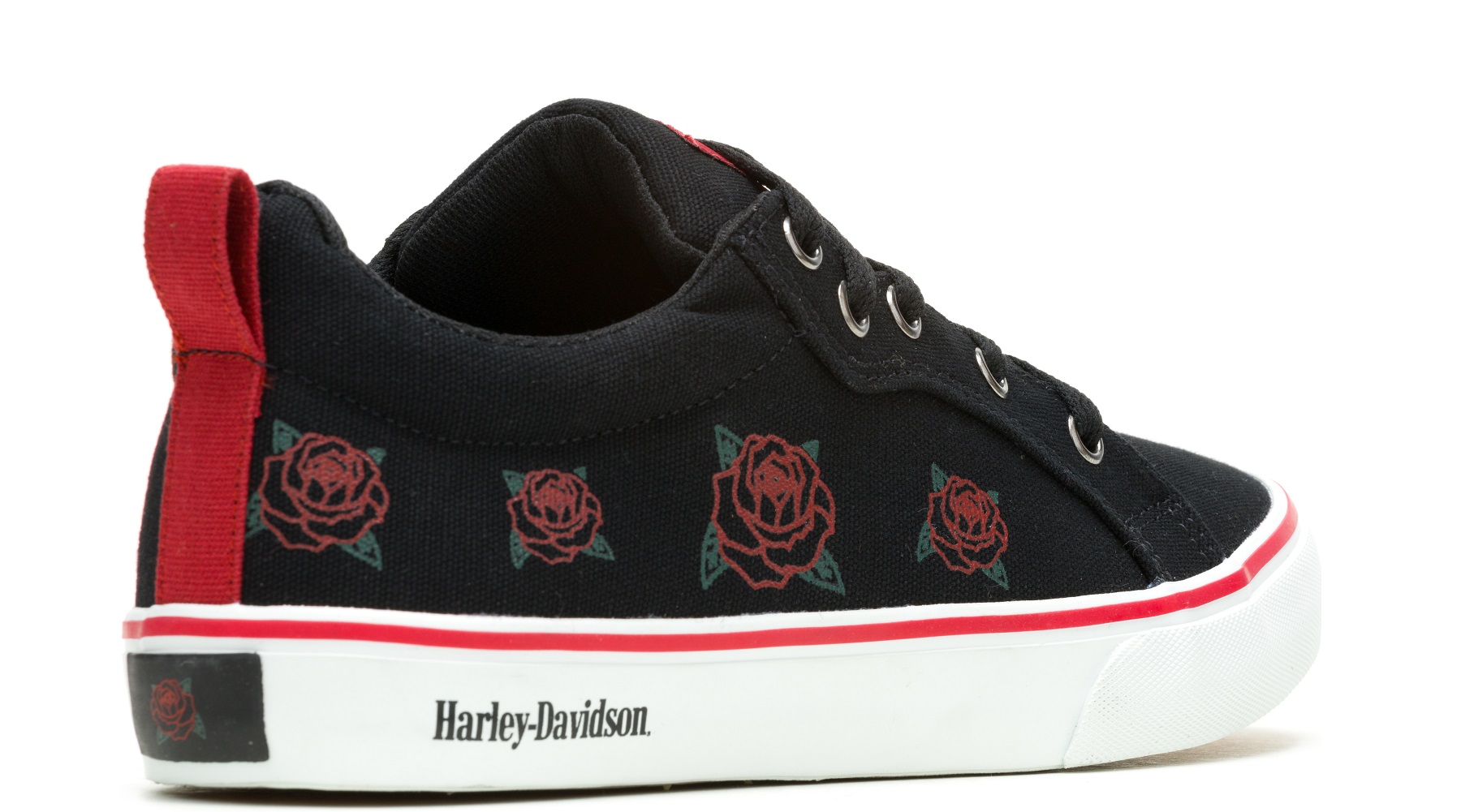 Harley-Davidson Women's Torland Vulcanized Black Canvas Sneakers, D84003 - No Hassle Returns at Wisconsin Harley