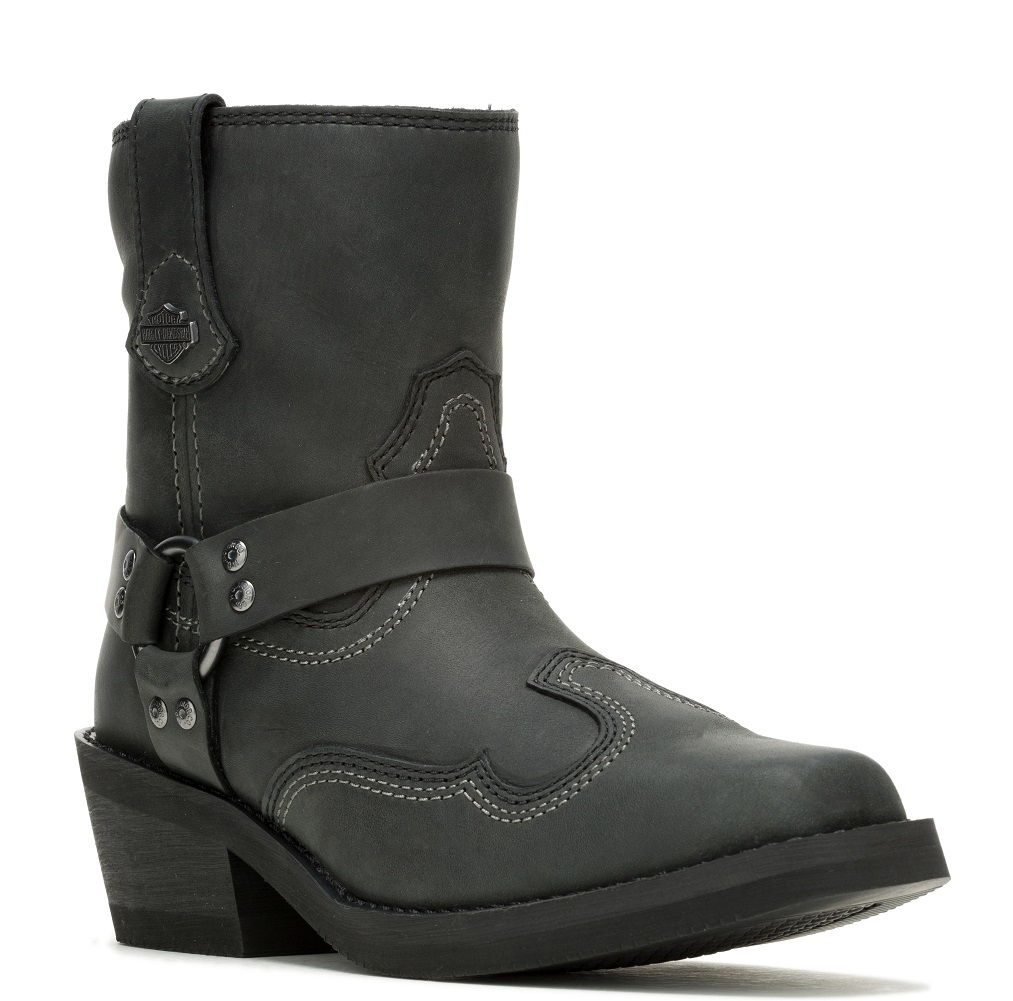 Harley-Davidson Women's Korsen Short West Black or Brown Fashion Boots D84808 - Wisconsin Harley-Davidson