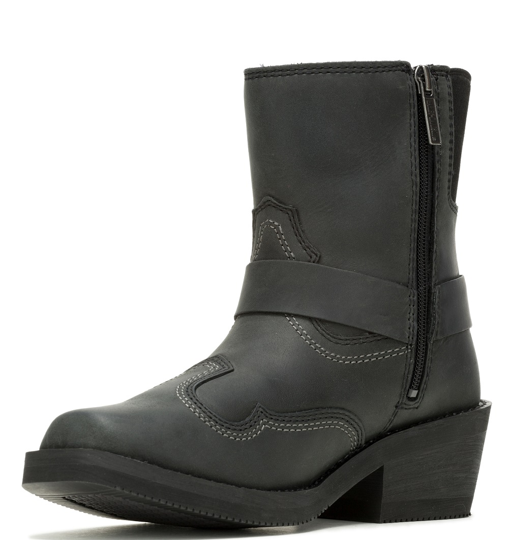 Harley-Davidson Free Shipping - Harley-Davidson Women's Korsen Short West Black or Brown Fashion Boots D84808 - Free Shipping on many products plus Orders Over $99