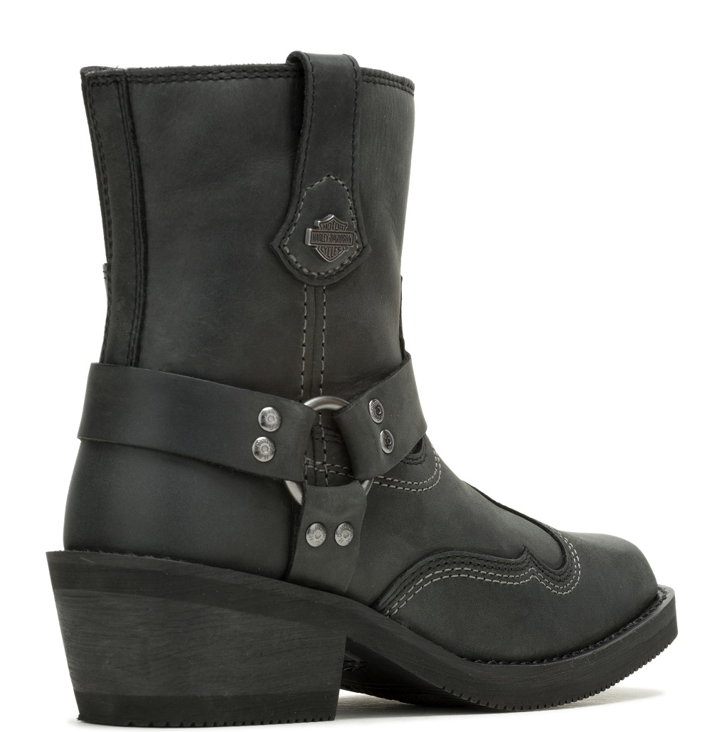 Harley-Davidson Women's Korsen Short West Black or Brown Fashion Boots D84808 - No Hassle Returns at Wisconsin Harley