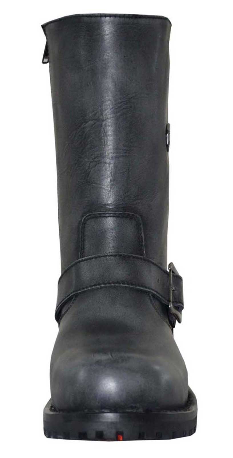 Harley-Davidson Free Shipping - Unik Just for Bikers Men's Premium Gray Cowhide Leather Motorcycle Boots, 10001-GY - Free Shipping on many products plus Orders Over $99