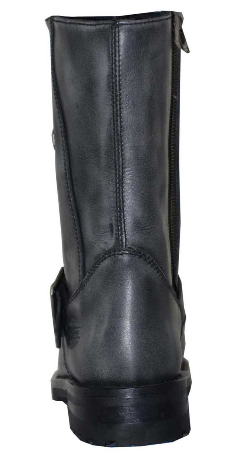 ぶーつ カリ Unik Just for Bikers Men's Premium Gray Cowhide Leather Motorcycle