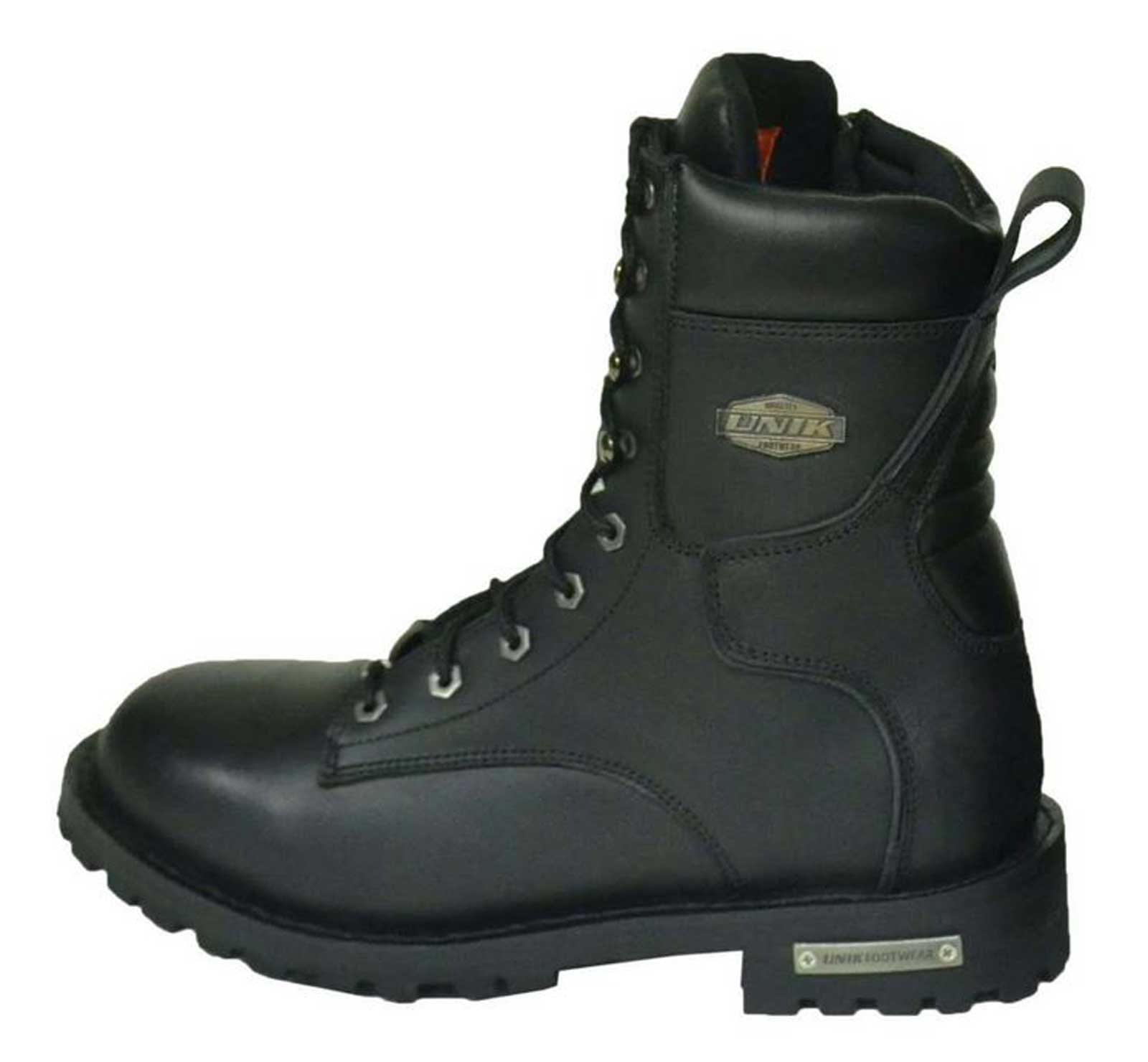 Unik Just for Bikers Men's Premium Black Leather Classic