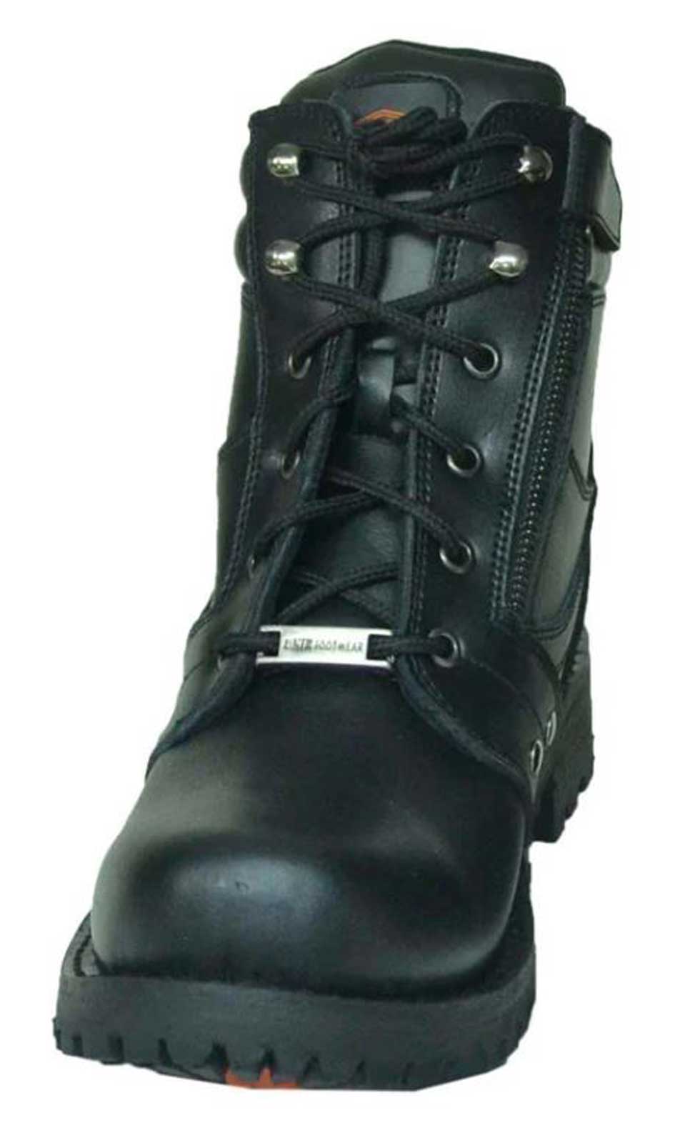 靴 real leather short biker boots MENS REAL LEATHER SHORT CE MOTORBIKE MOTORCYCLE RACING