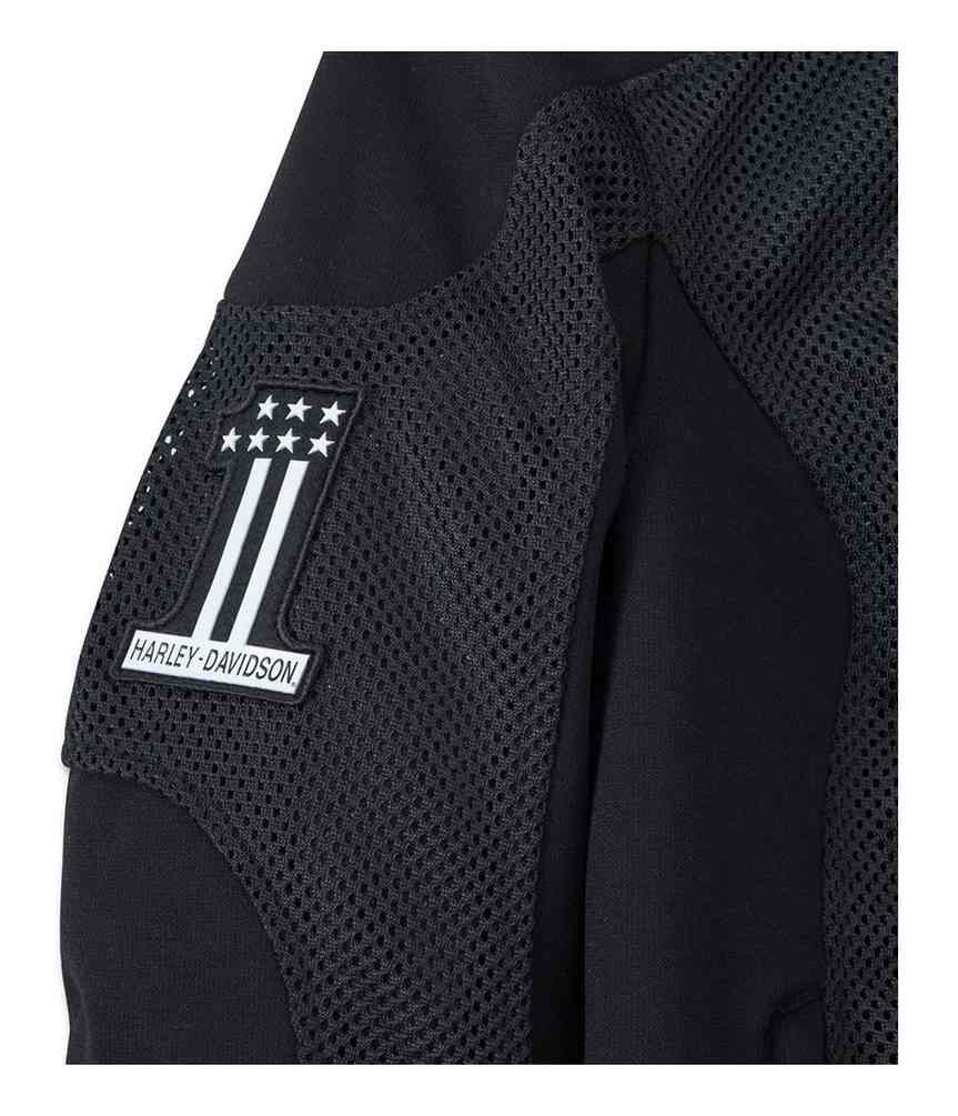 Harley-Davidson Women's H-D Shield Mesh Riding Jacket - Black 98197-24VW - Largest Selection of Harley-Davidson Products