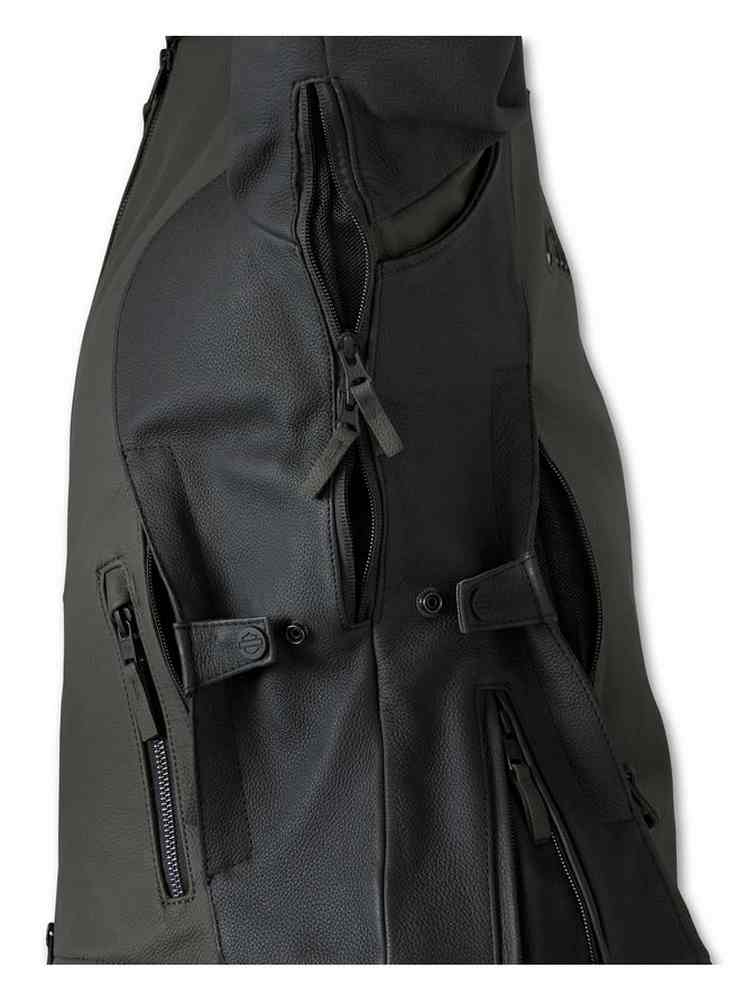 Harley-Davidson Women's Gallun Triple Vent Leather Riding Jacket 98000-24VW - No Hassle Returns at Wisconsin Harley