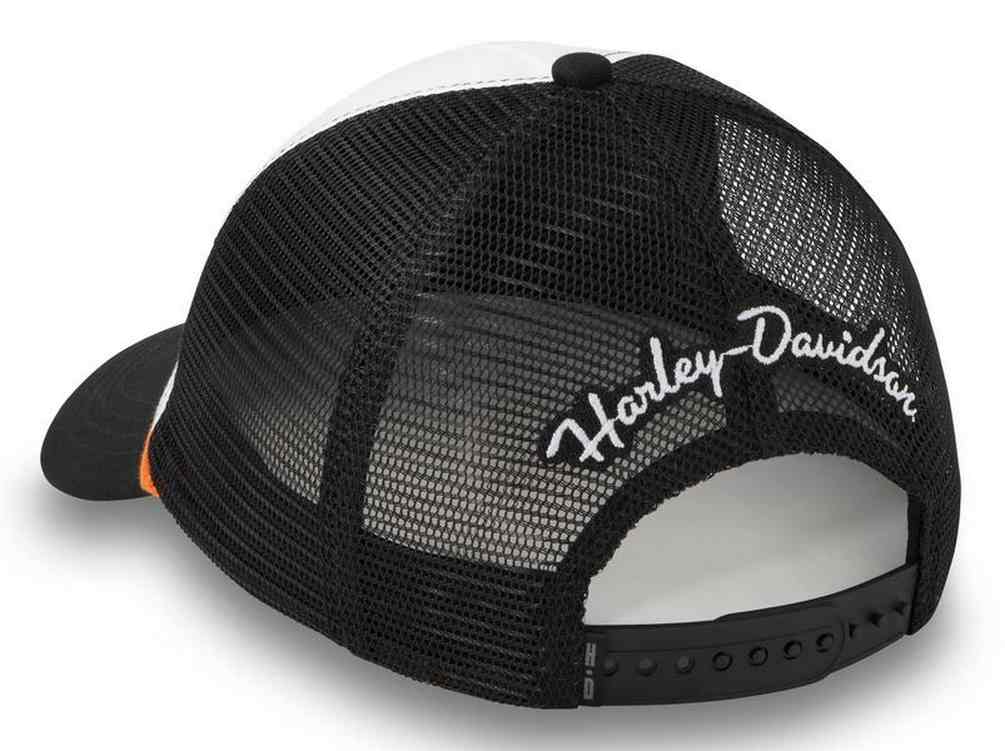 Harley-Davidson Free Shipping - Harley-Davidson Women's Script Adjustable Colorblocked Trucker Cap 99410-25VW - Free Shipping on many products plus Orders Over $99