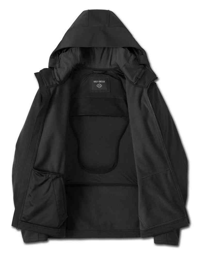 Harley-Davidson Men's Deflector 2.0 Riding Fleece Jacket, Black 98187-24VM - No Hassle Returns at Wisconsin Harley