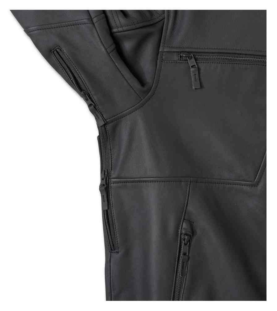 Harley-Davidson® Men's Willie G Skull Graphic Leather Riding