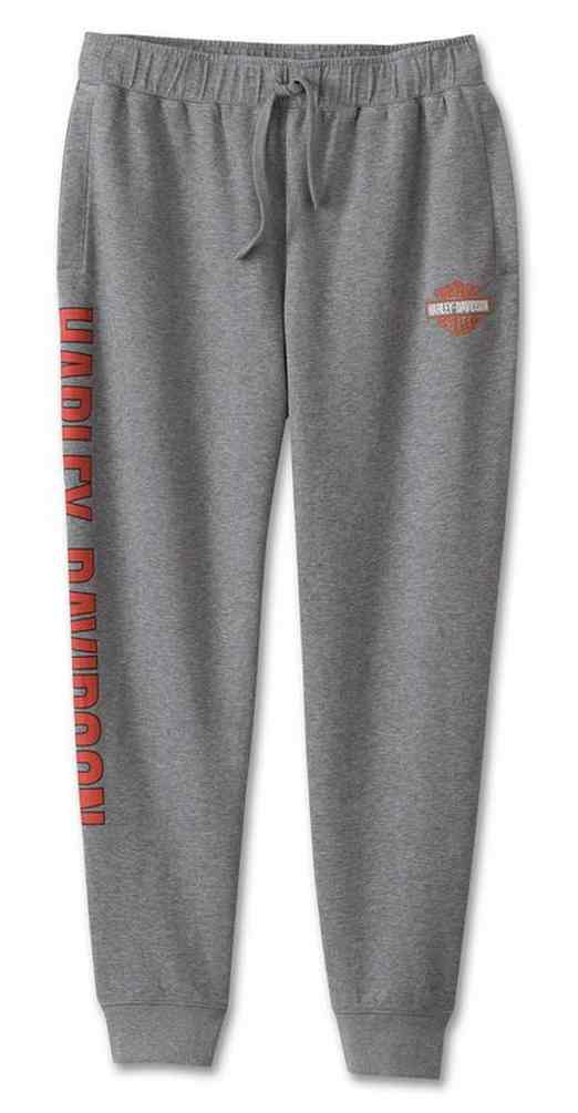 Harley-Davidson Men's Bar & Shield Heavy-Weight Sweatpants - Gray 99196-24VM - Wisconsin Harley-Davidson