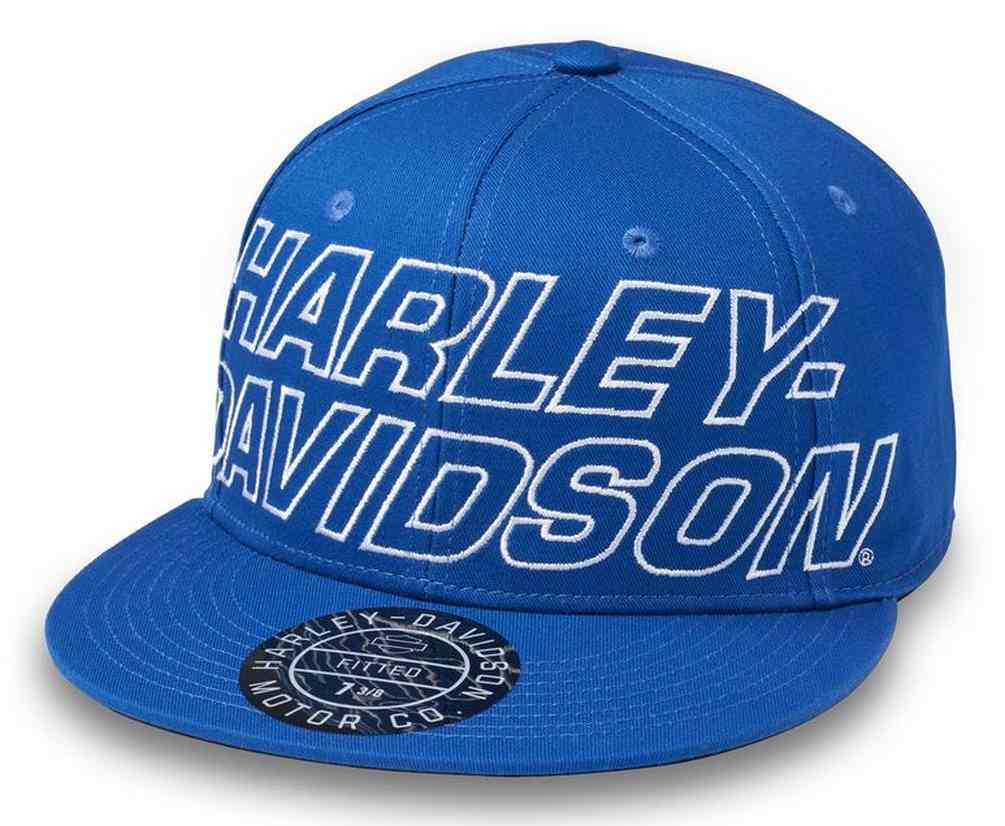 Harley-Davidson Men's Fitted Racing Baseball Cap – Lapis Blue 97723-24VM - Wisconsin Harley-Davidson