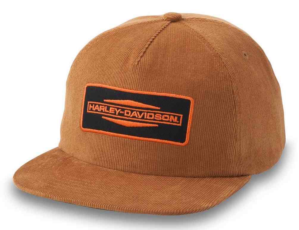 Harley-Davidson Men's Stacked Bar & Shield 5-Panel Baseball Cap 97614-25VM - Wisconsin Harley-Davidson