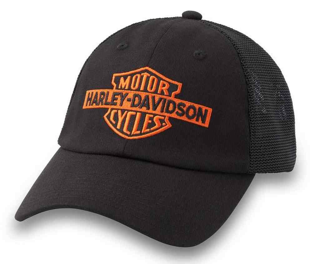 Harley-Davidson Men's Oil Can Bar & Shield Stretch-Fit Baseball Cap 97612-25VM - Wisconsin Harley-Davidson