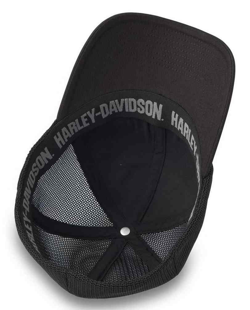 Harley-Davidson Men's Oil Can Bar & Shield Stretch-Fit Baseball Cap 97612-25VM - No Hassle Returns at Wisconsin Harley