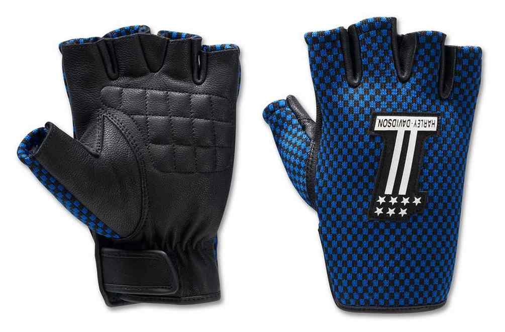 Harley-Davidson® Men's #1 Dyna Knit Fingerless Gloves, Black