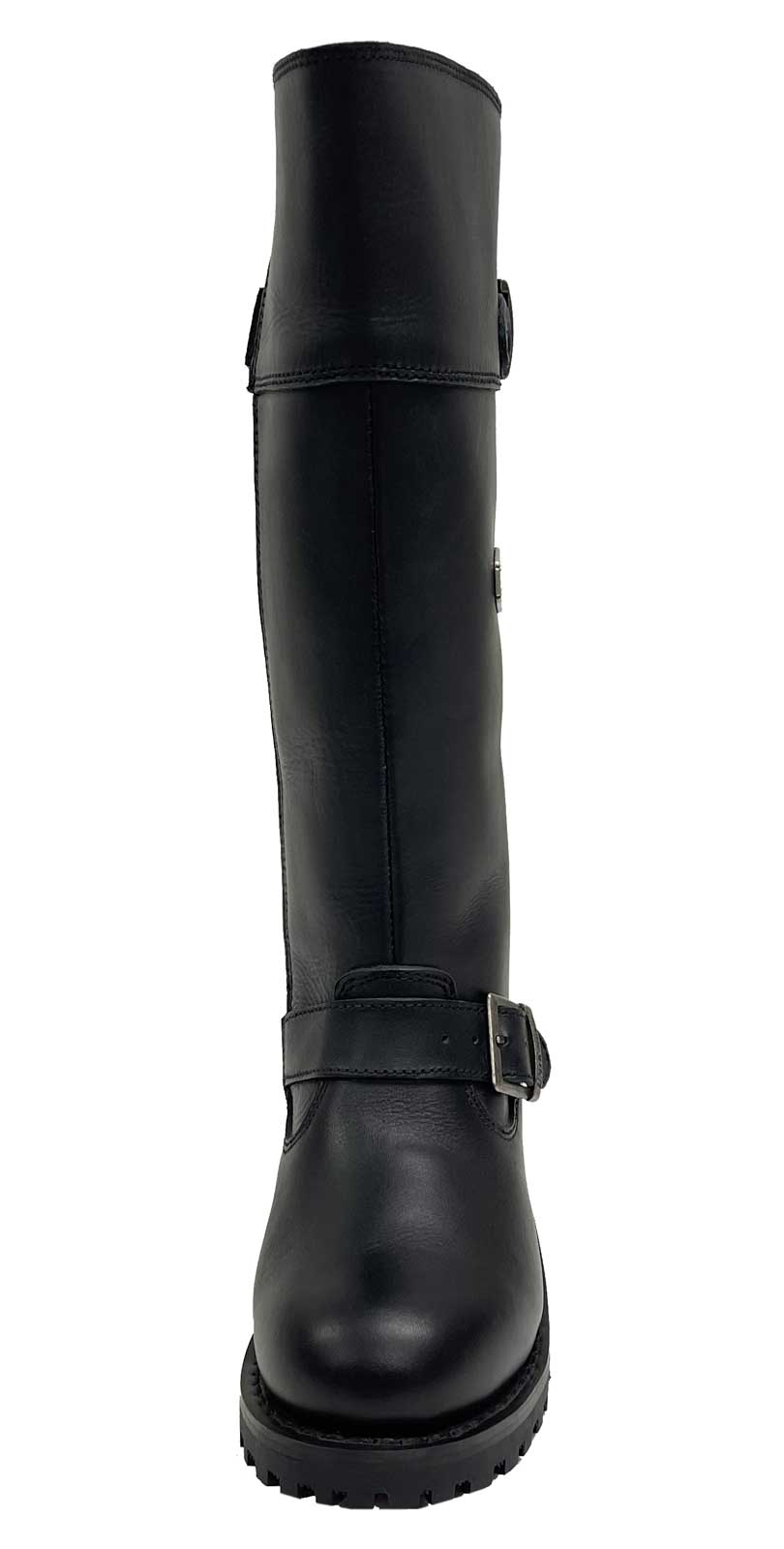 Harley-Davidson Free Shipping - Unik Women's Premium Leather Tall Motorcycle Boots - Black 12006-L - Free Shipping on many products plus Orders Over $99