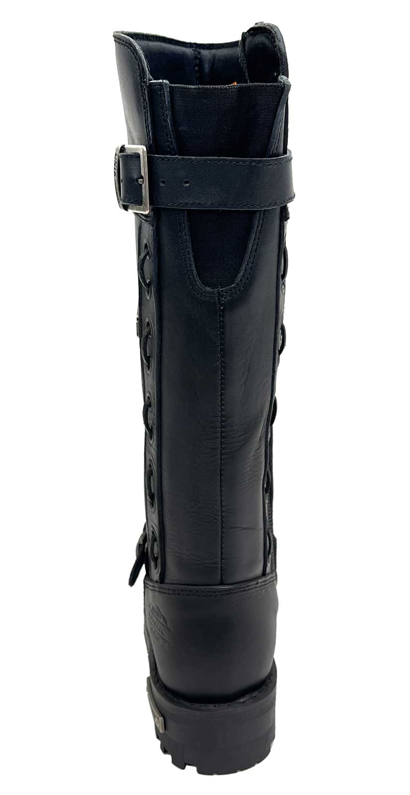 Unik Women's Premium Leather Tall Motorcycle Boots - Black 12006-L - Largest Selection of Harley-Davidson Products