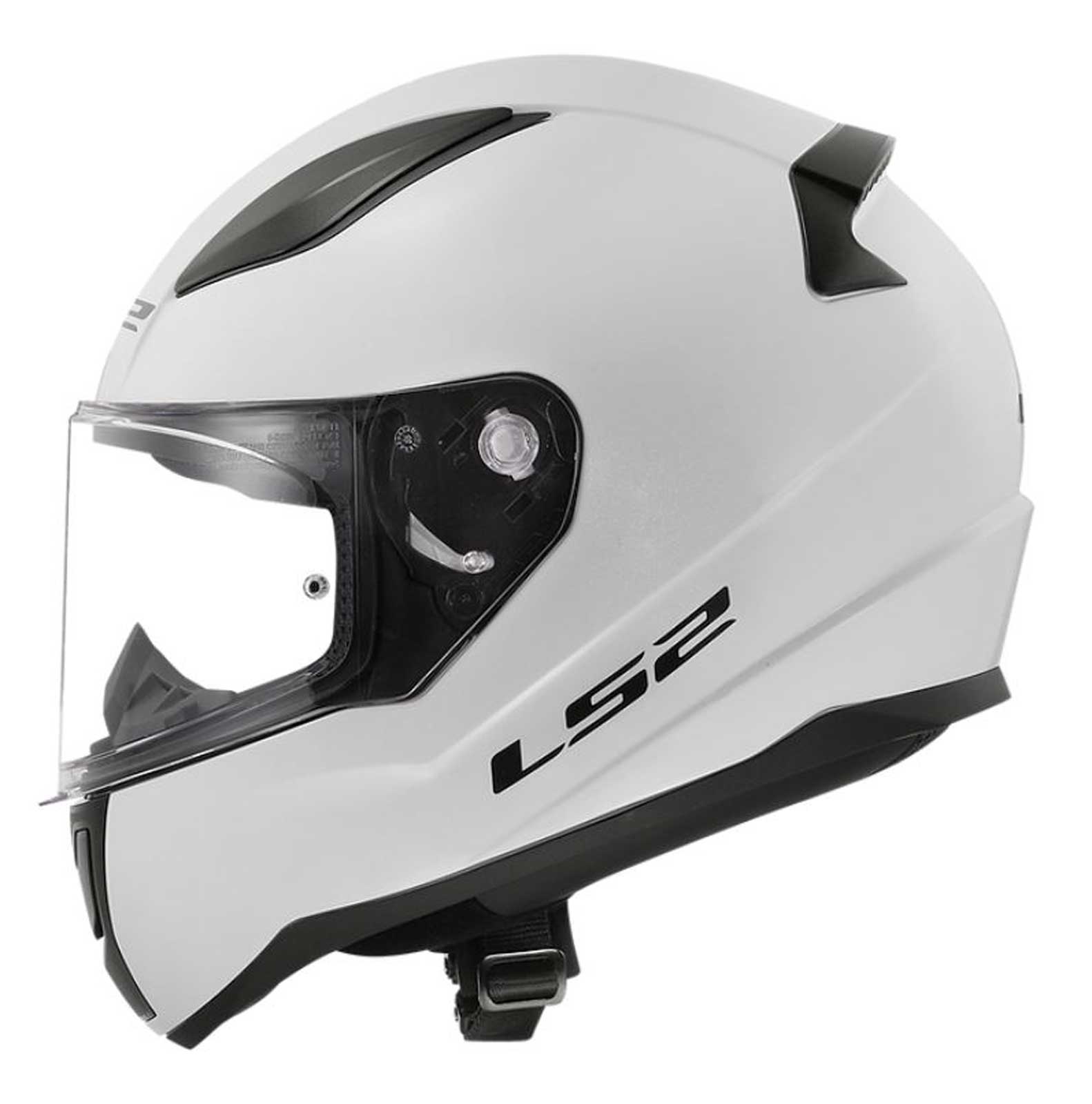 Harley-Davidson Free Shipping - LS2 Helmets Rapid II Solid Full Face Vented Motorcycle Helmet – Gloss White - Free Shipping on many products plus Orders Over $99