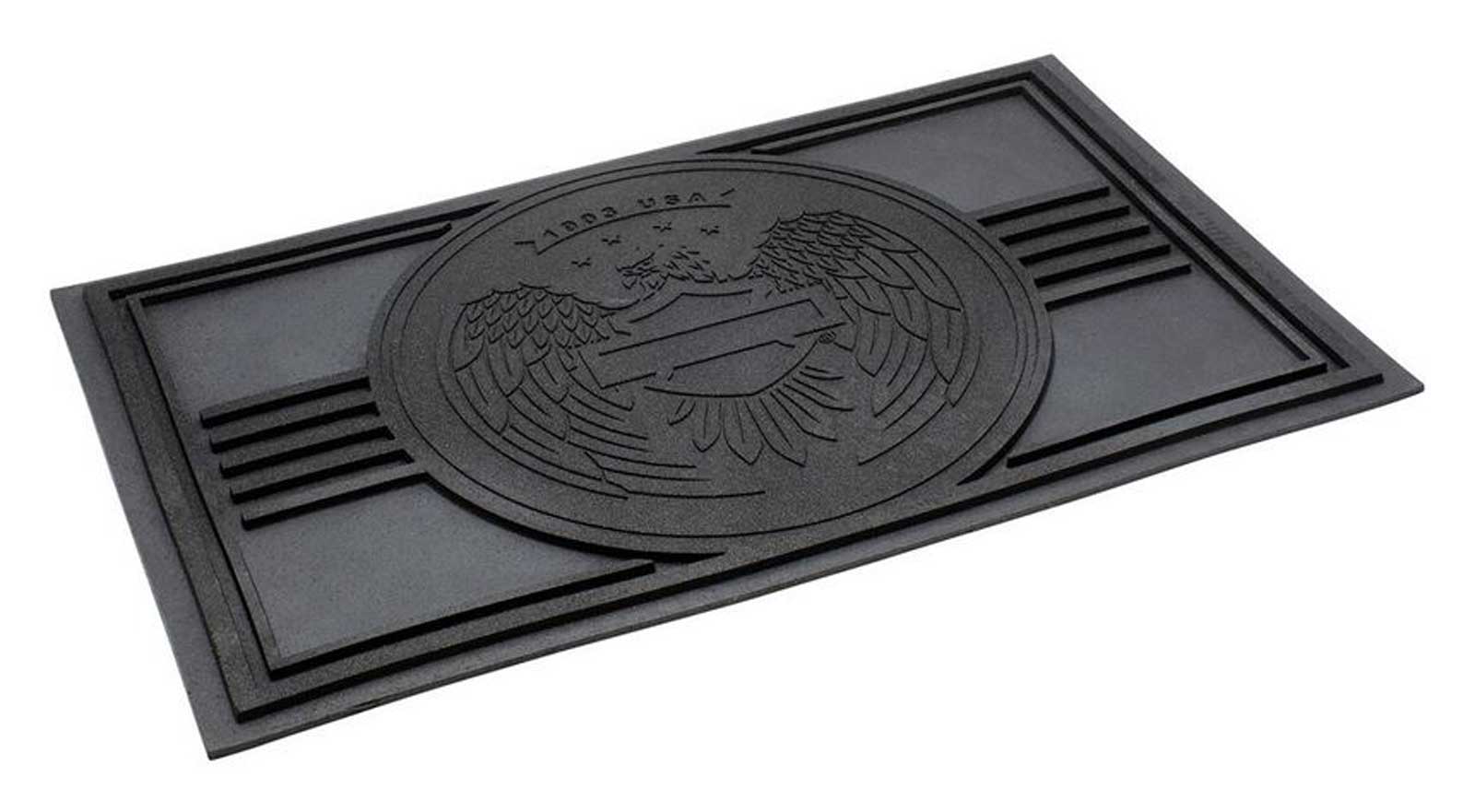 Harley-Davidson Free Shipping - Harley-Davidson Open Bar & Shield Eagle Entry Mat, Durable Rubber - Black - Free Shipping on many products plus Orders Over $99