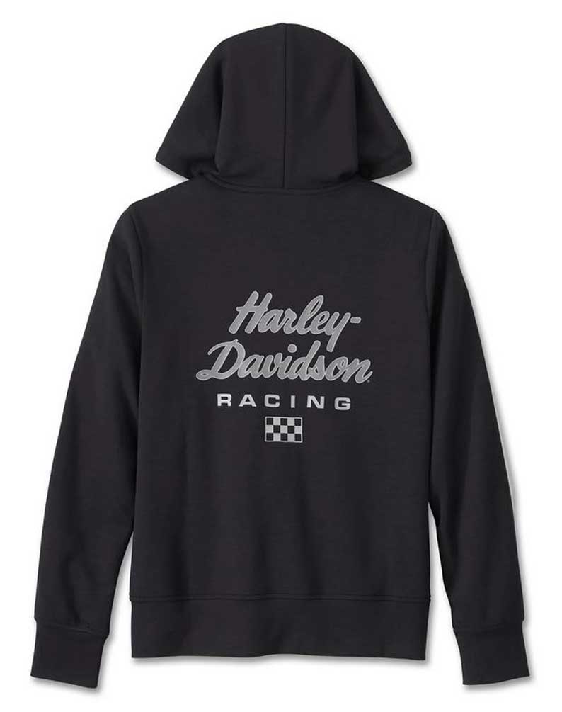 Harley-Davidson® Women's Racing Scuba Zip Front Hoodie