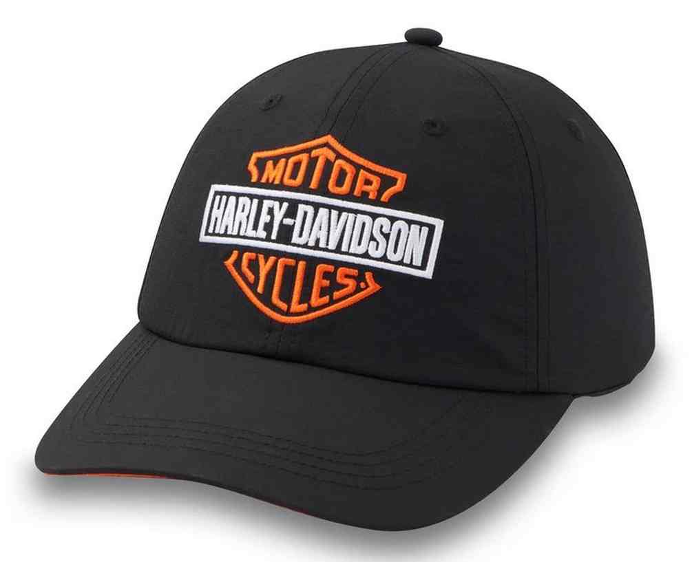 Harley-Davidson Women's Three Stars Bar & Shield Baseball Cap – Black 97633-25VW - Wisconsin Harley-Davidson