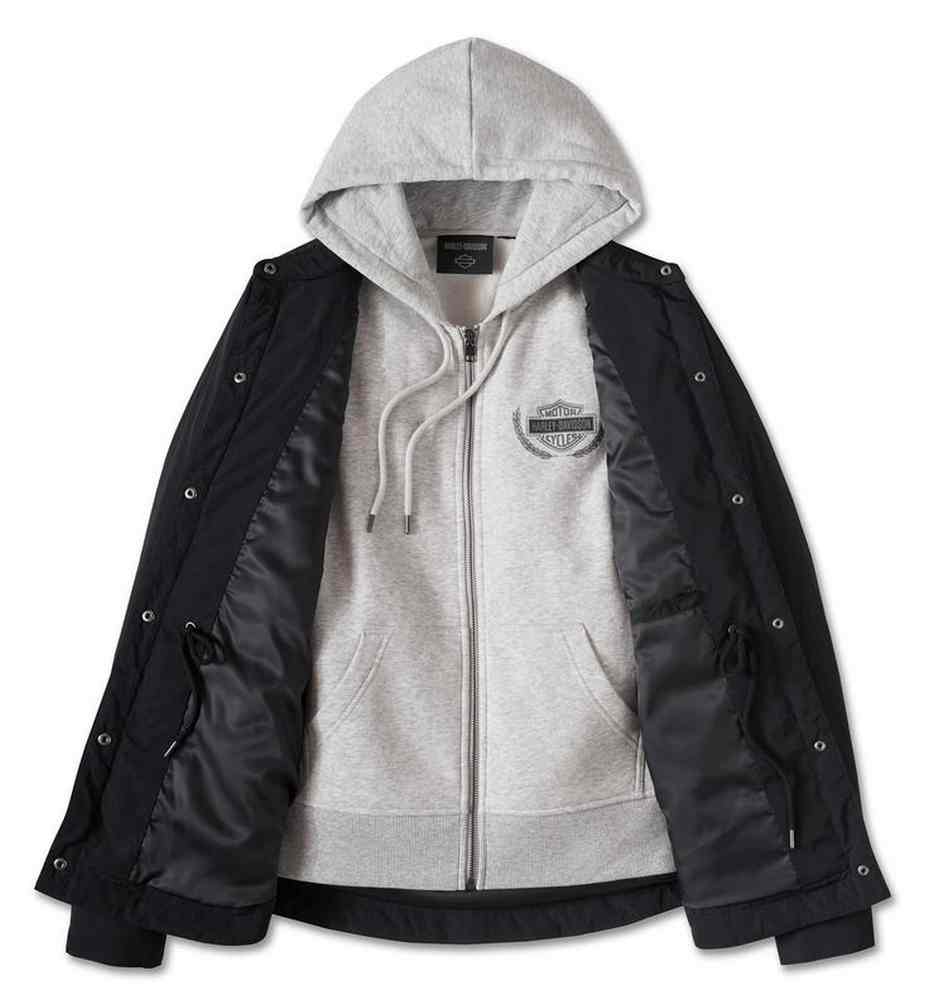 Harley-Davidson Women's 3-IN-1 Bar & Shield Nylon Jacket – Black 97456-24VW - No Hassle Returns at Wisconsin Harley