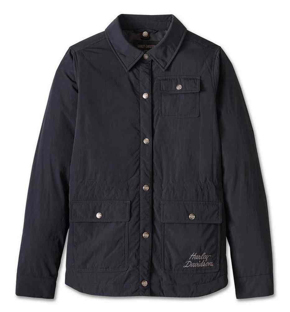 Harley-Davidson® Women's 3-IN-1 Bar & Shield Nylon Jacket – Black