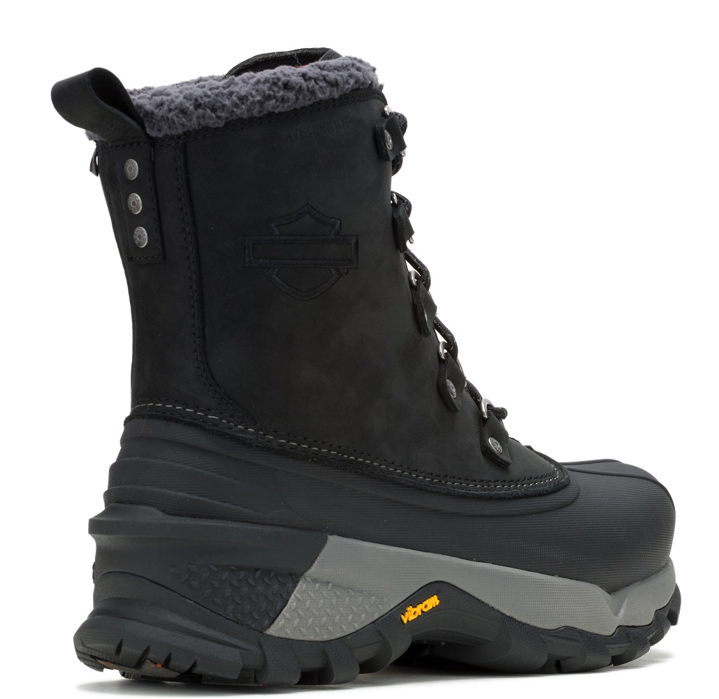 Harley-Davidson® Men's MKE Warm 6-Inch Black WP Motorcycle Boots