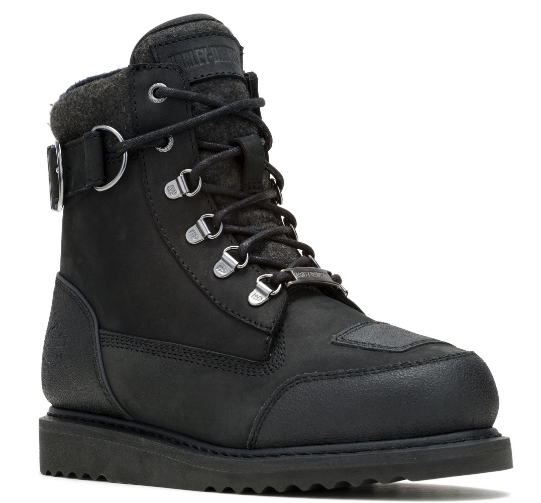 Harley-Davidson Women's Marconi Warm 6-Inch Black Motorcycle Boots, D87309 - Wisconsin Harley-Davidson